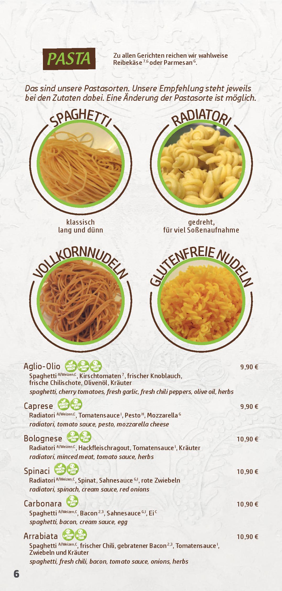 Speisekarte xfresh - coffee & foodlounge in Dresden, Seite 8