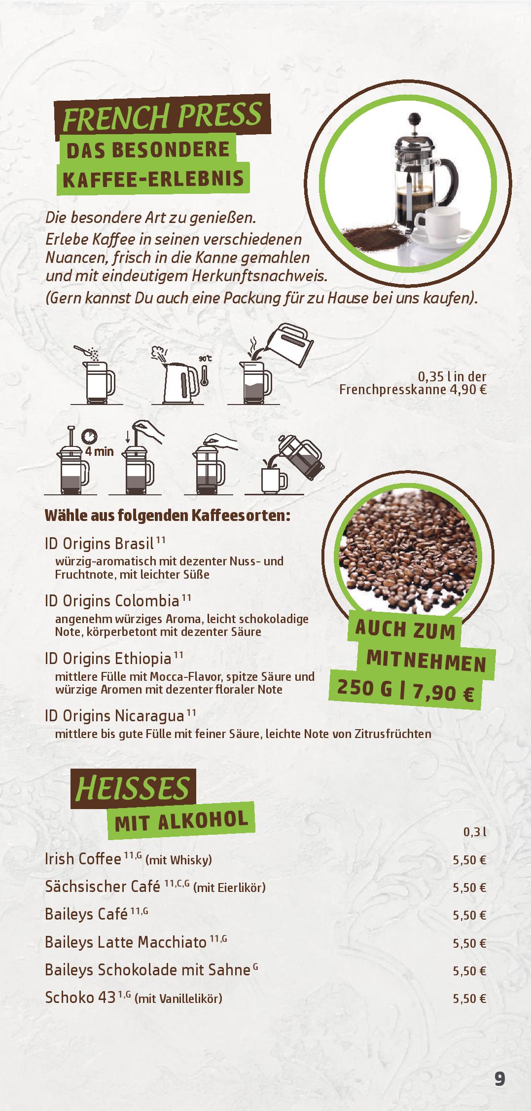 Speisekarte xfresh - coffee & foodlounge in Dresden, Seite 25