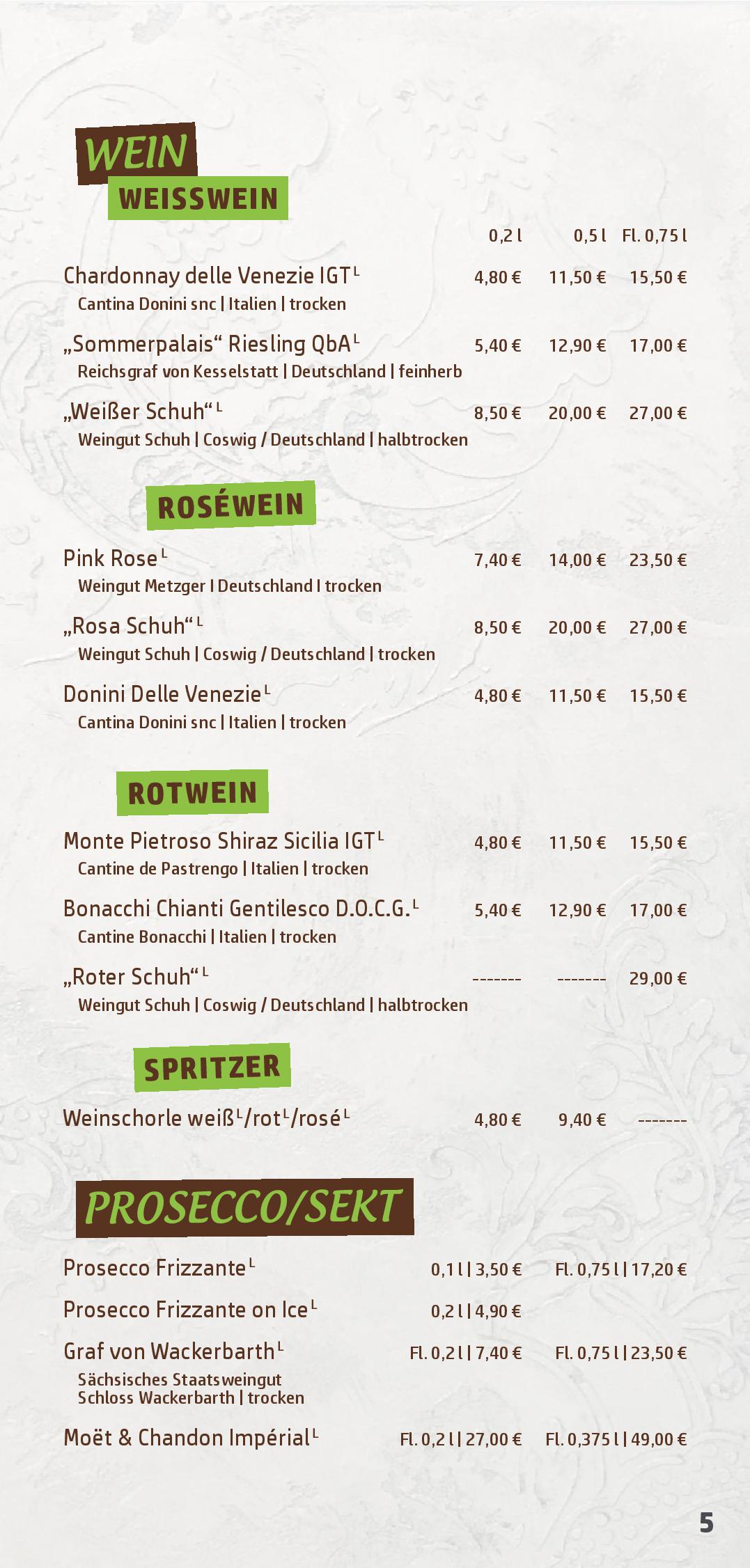 Speisekarte xfresh - coffee & foodlounge in Dresden, Seite 21
