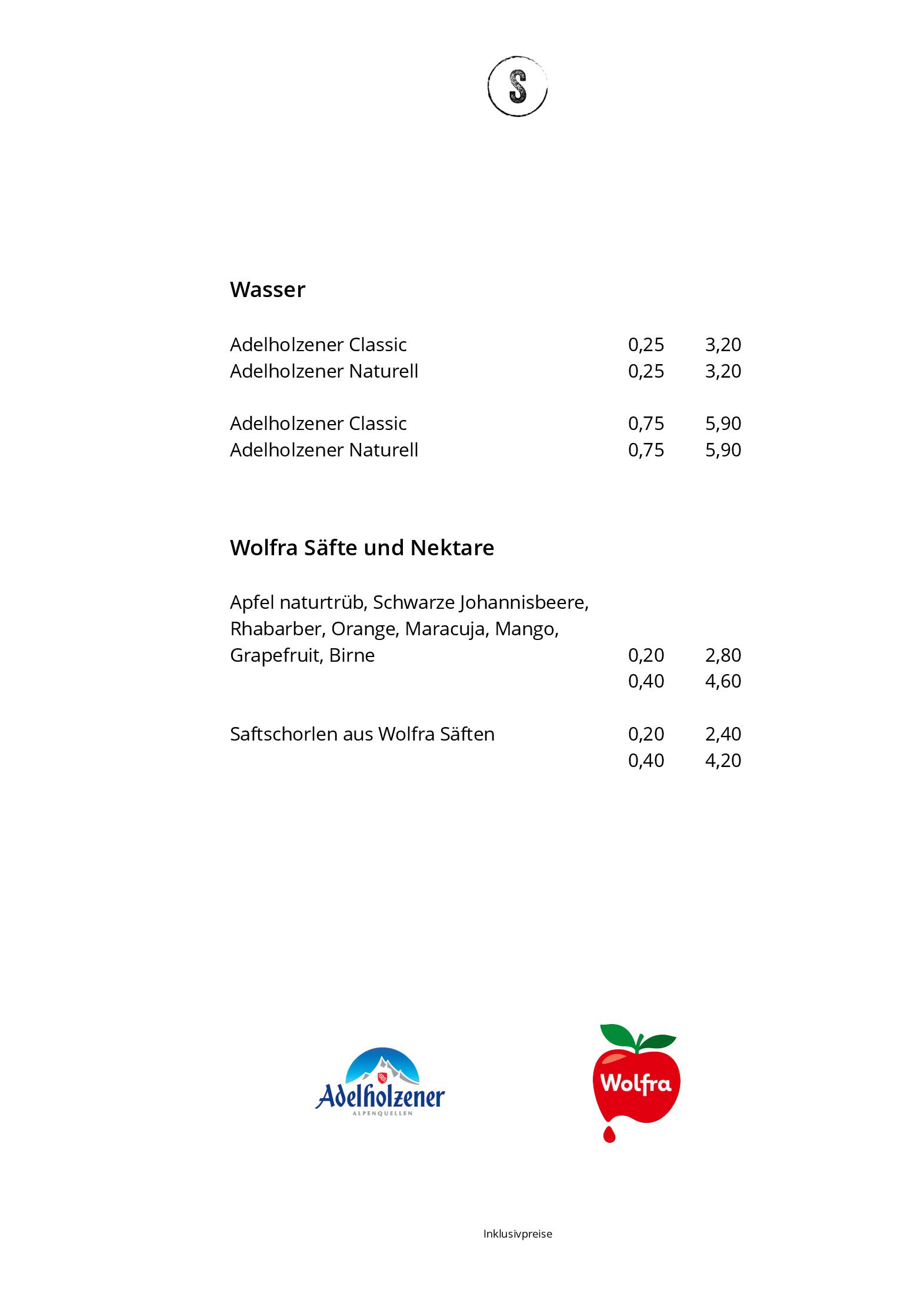 Speisekarte Restaurant Seespitz in Herrsching am Ammersee, Seite 8