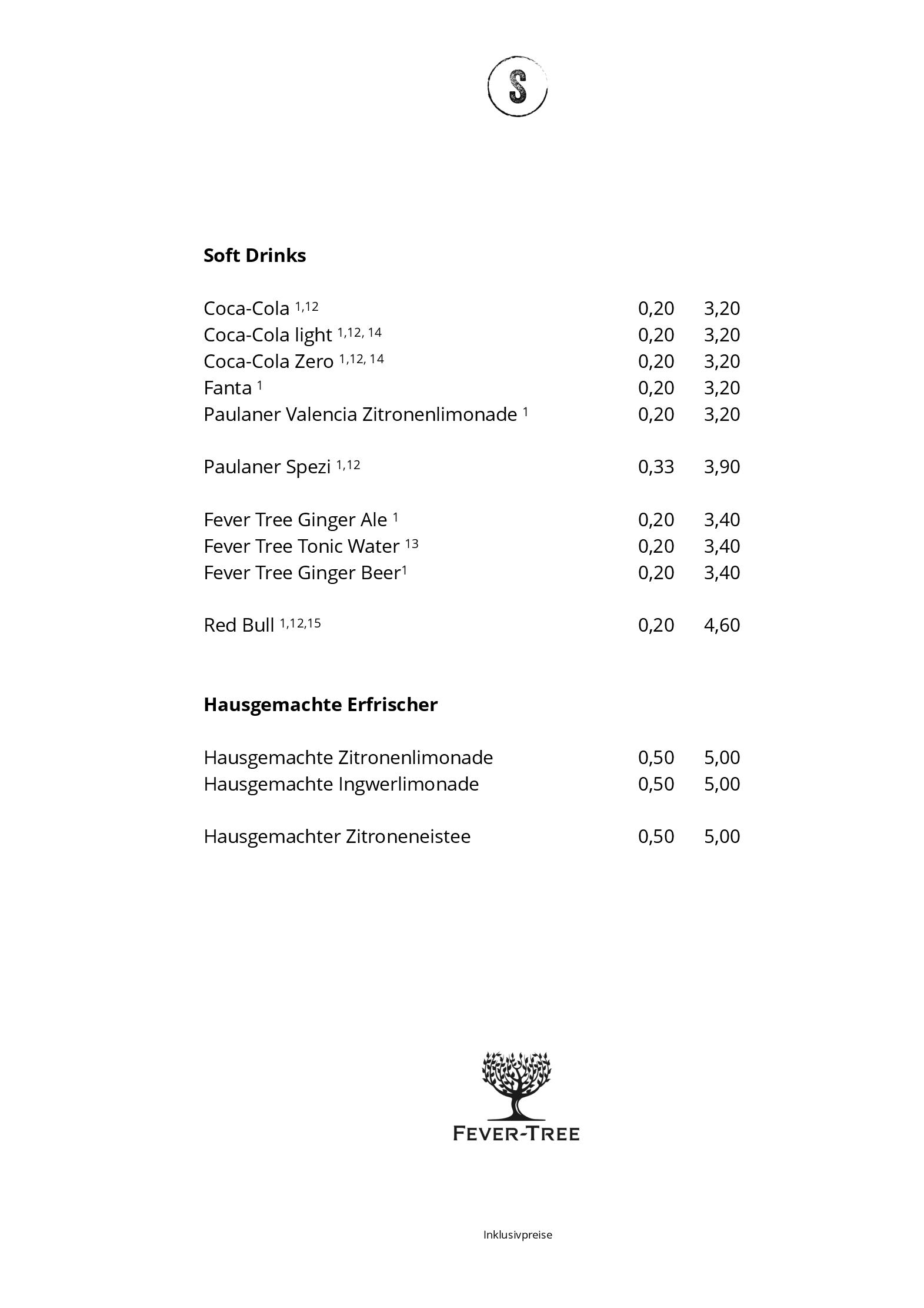 Speisekarte Restaurant Seespitz in Herrsching am Ammersee, Seite 9