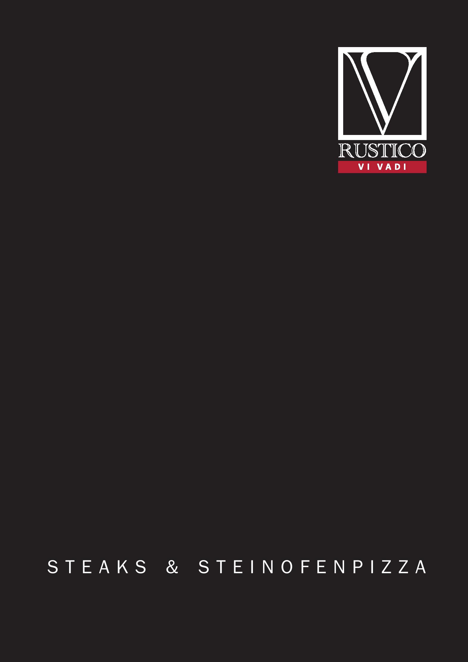 Speisekarte vi vadi RUSTICO in München, Seite 1