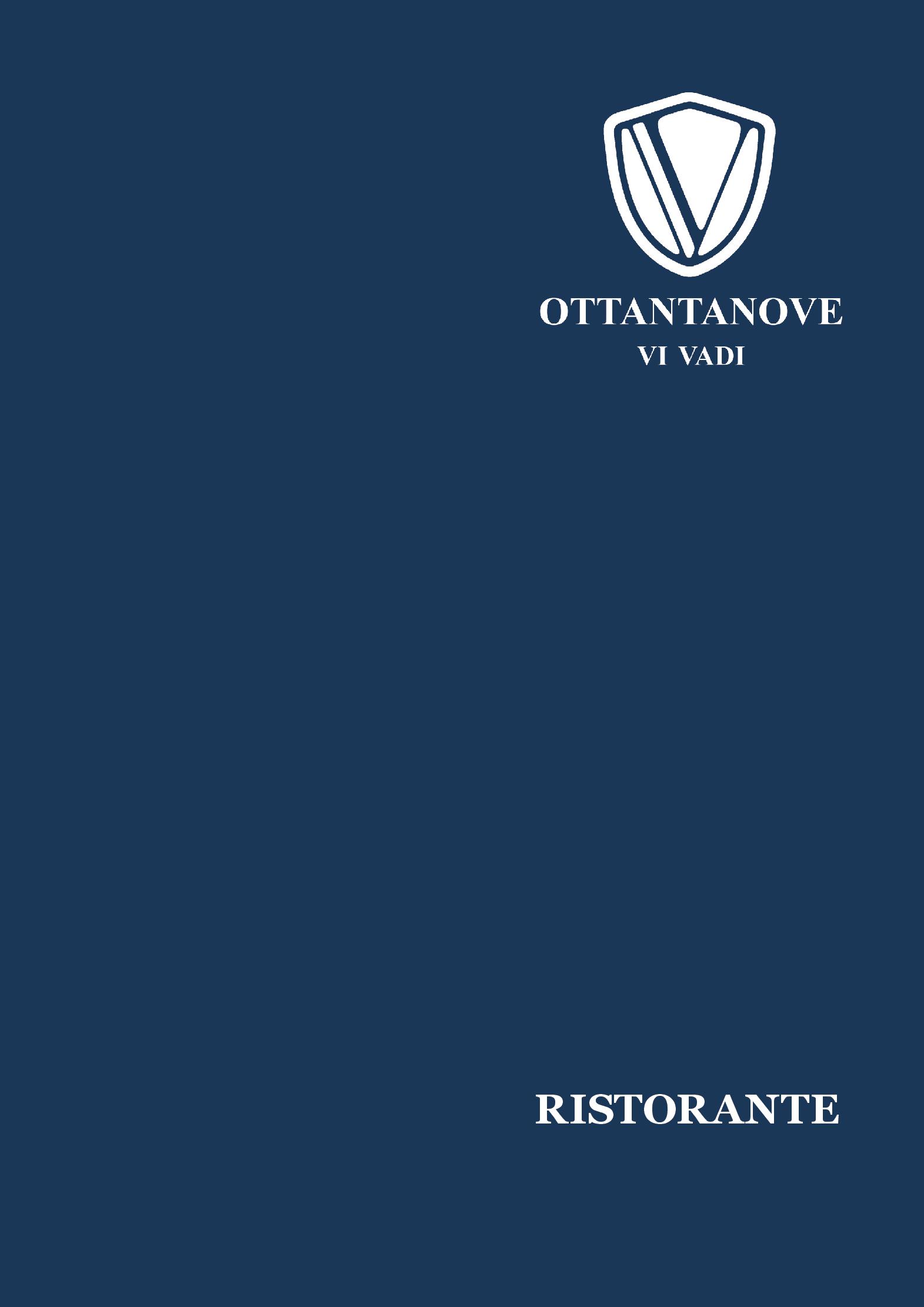 Speisekarte vi vadi OTTANTANOVE in München, Seite 1