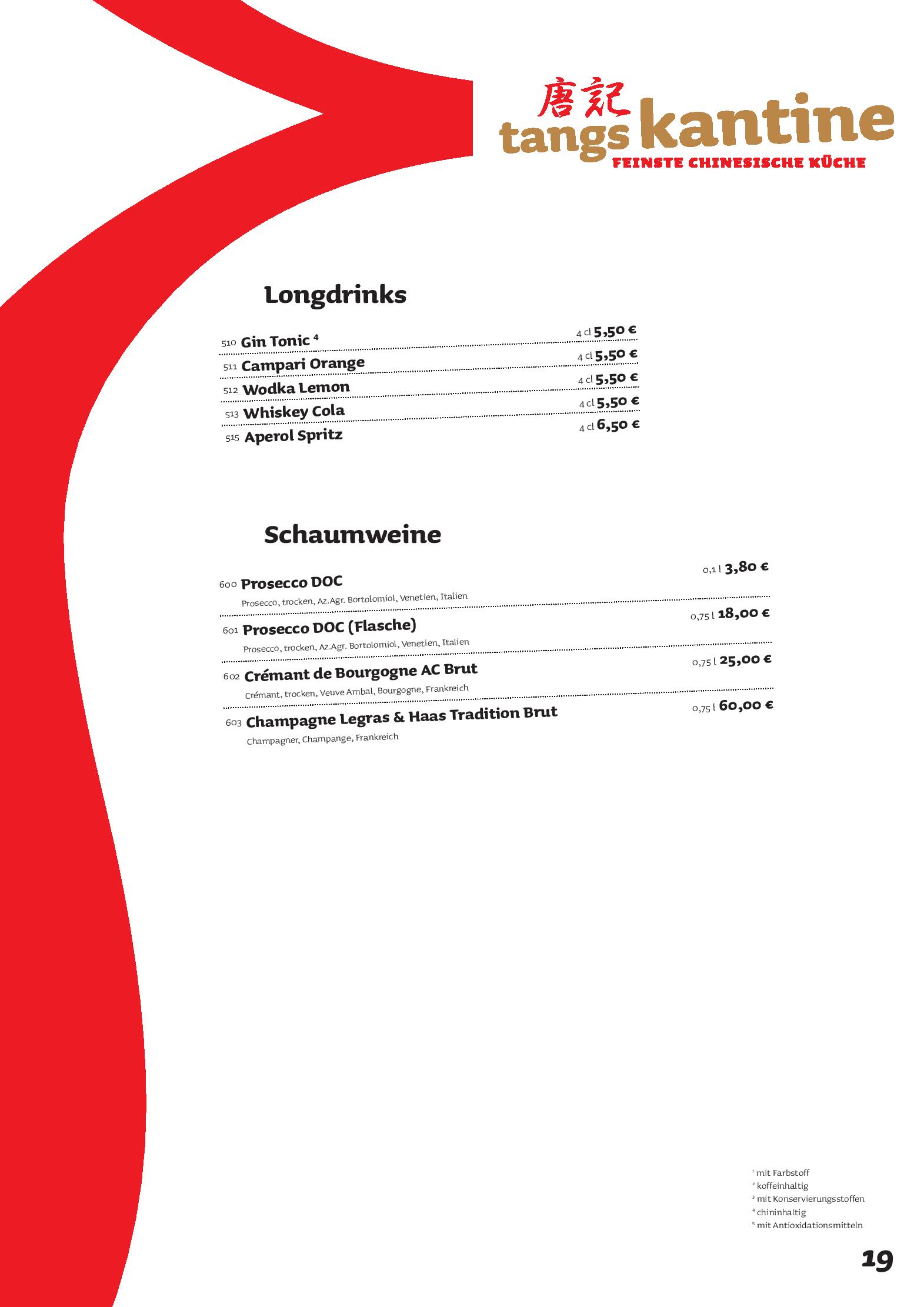 Speisekarte Tangs Kantine in Berlin, Seite 20