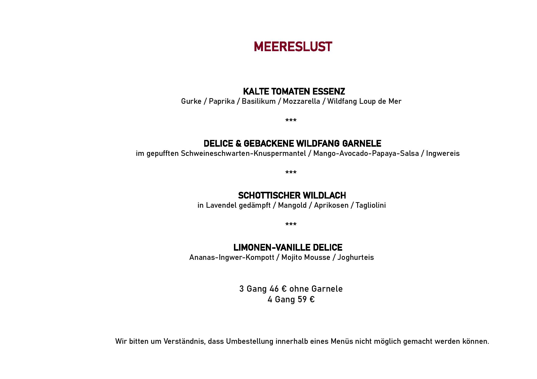 Speisekarte Hotel-Restaurant Rebstock in Vogtsburg, Seite 5