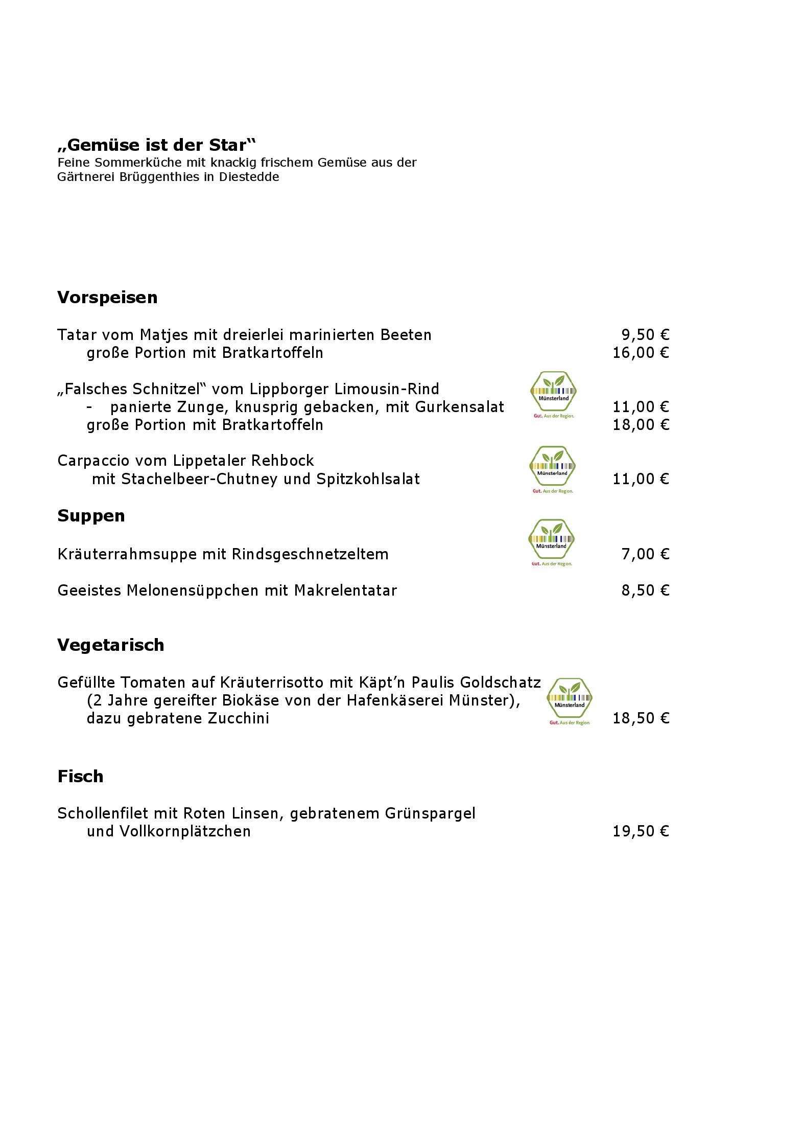 Speisekarte Gasthof Willenbrink in Lippetal, Seite 11