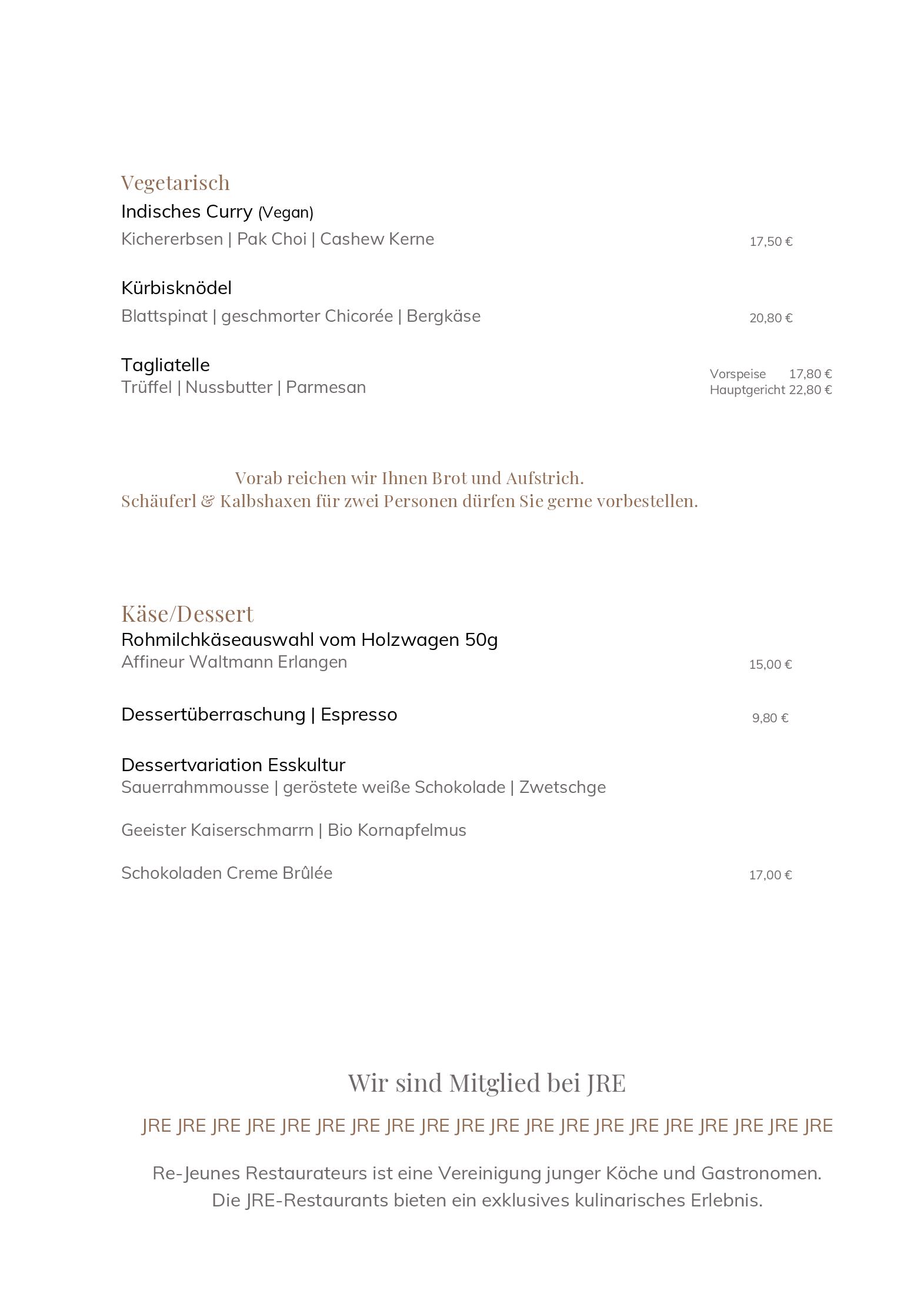 Speisekarte Weisses Ross / Cheval Blanc in Illschwang, Seite 2