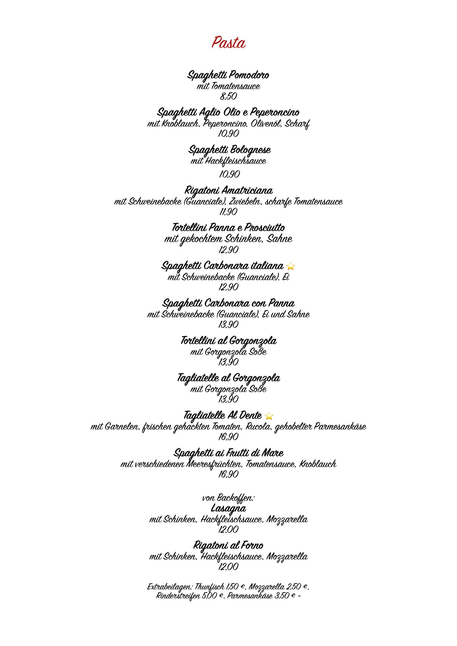 Speisekarte Al Dente Ristorante,Pizzeria,Vinoteca in Viernheim, Seite 5