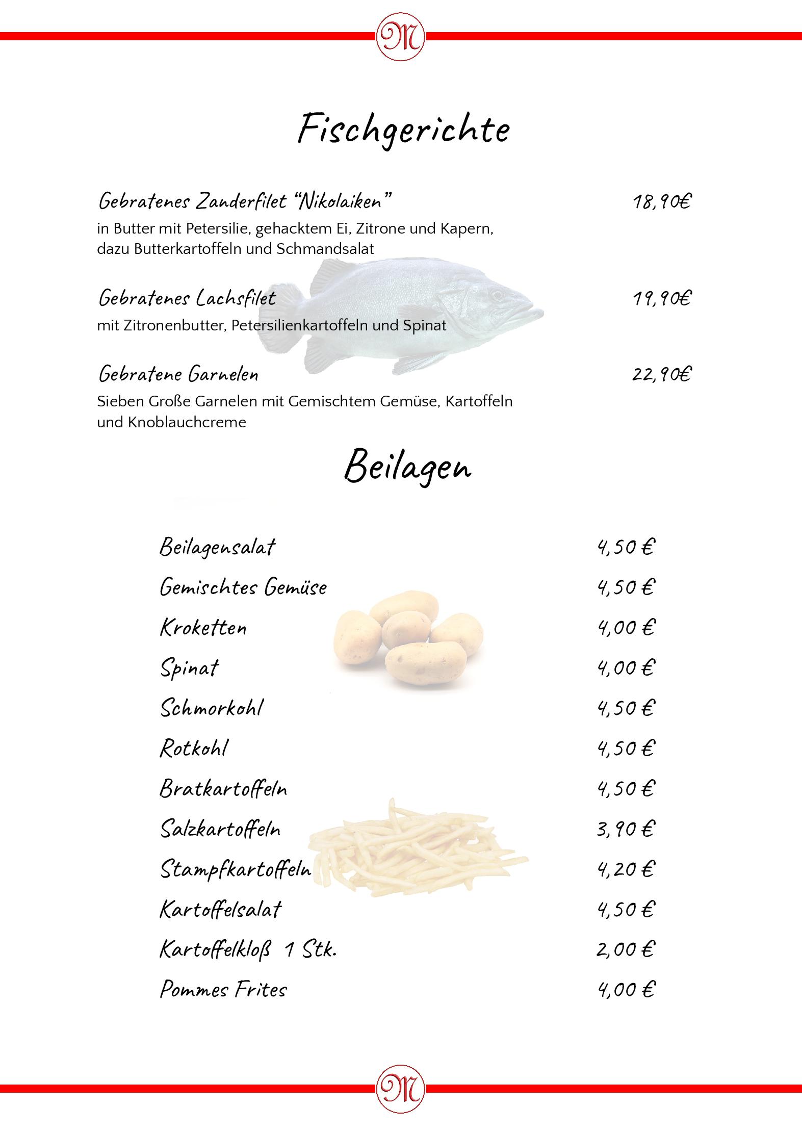 Speisekarte Marjellchen in Berlin, Seite 6