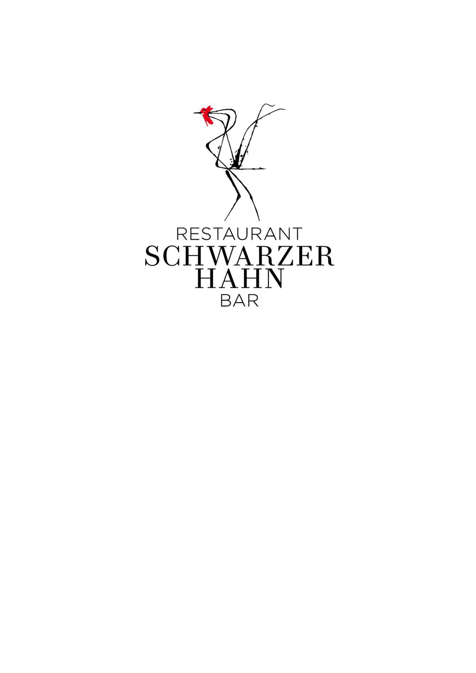 Speisekarte Schwarzer Hahn in Deidesheim, Seite 1