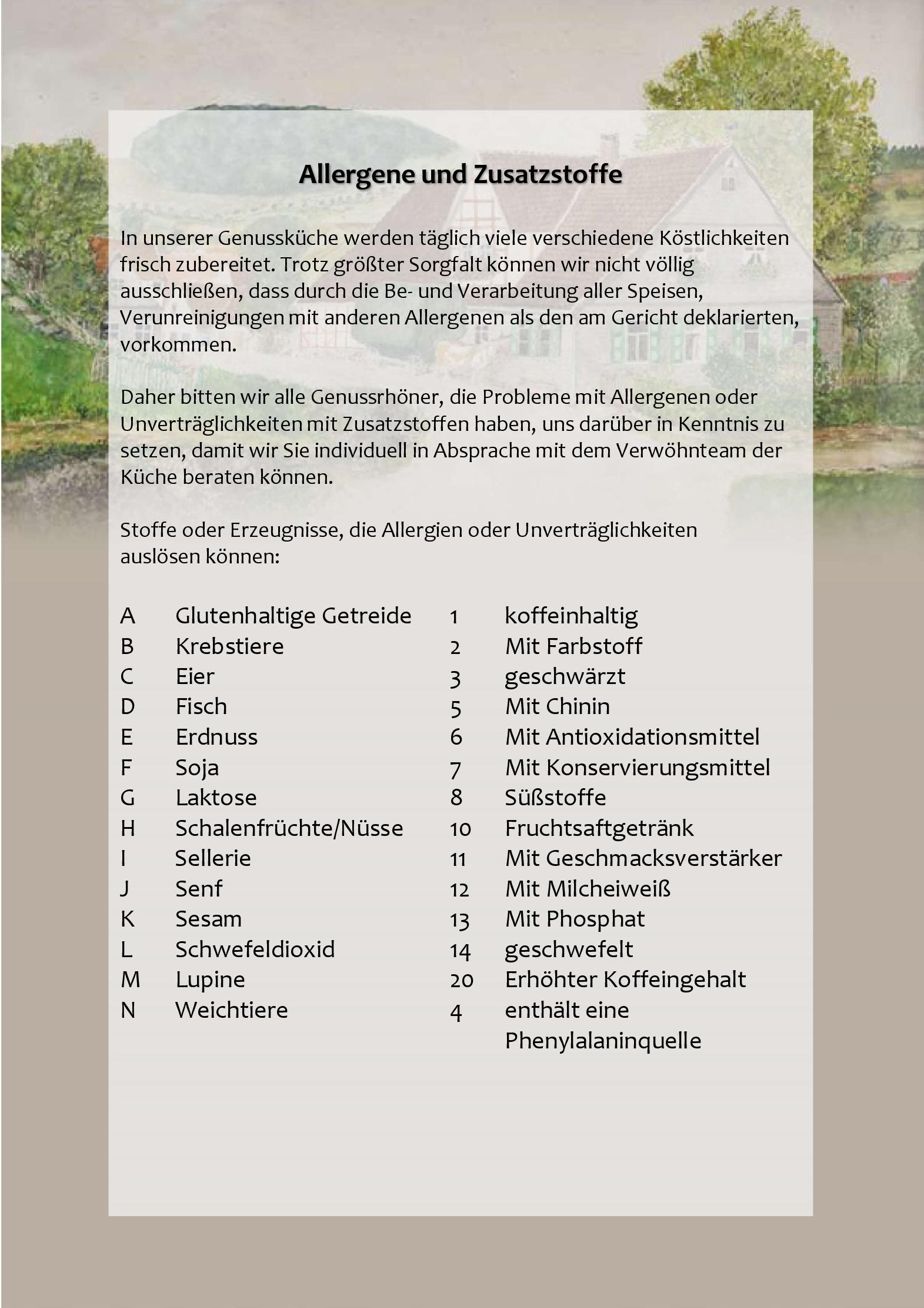 Speisekarte Genussgasthof Fuldaquelle in Gersfeld, Seite 11