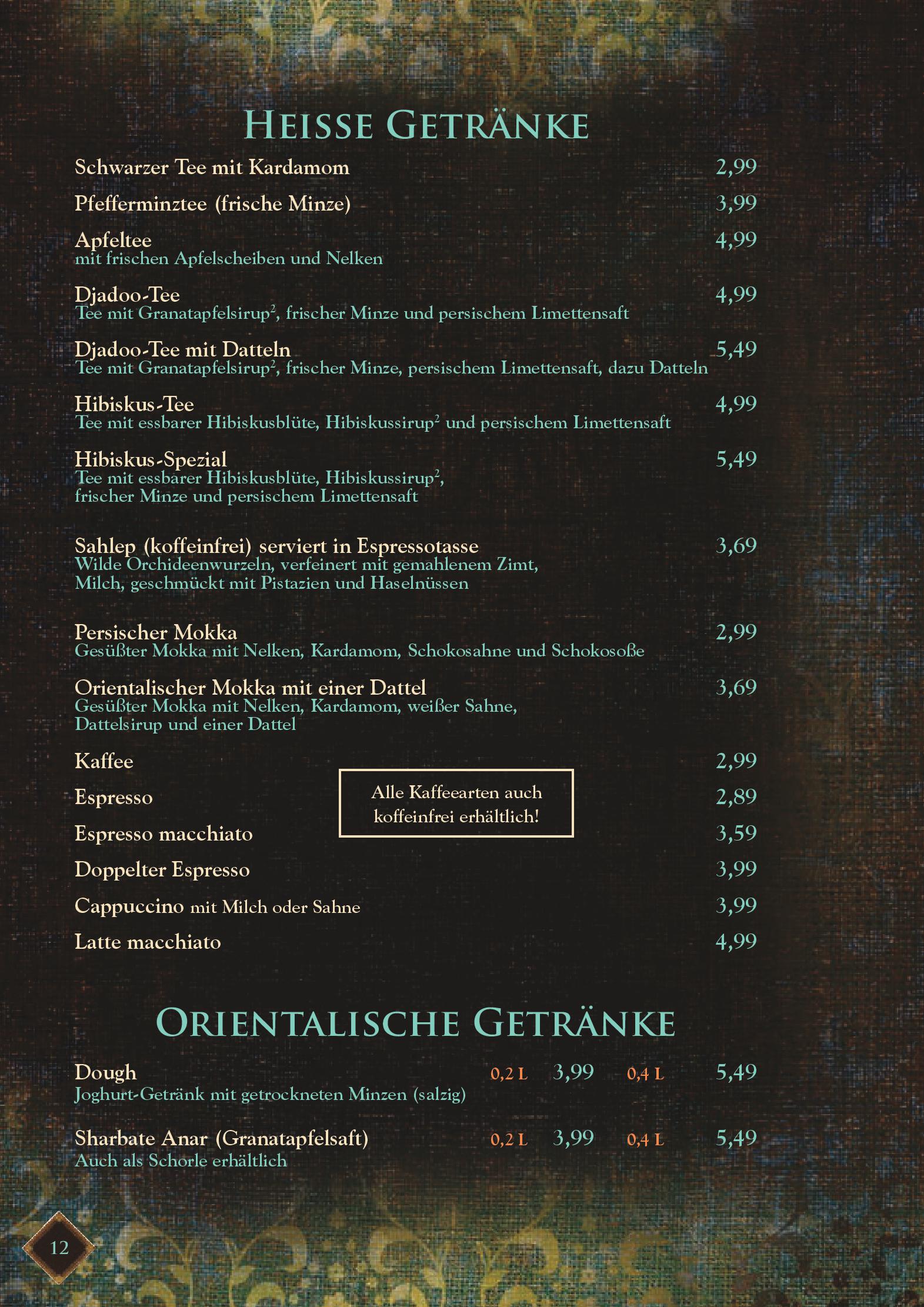 Speisekarte Djadoo in Darmstadt, Seite 12