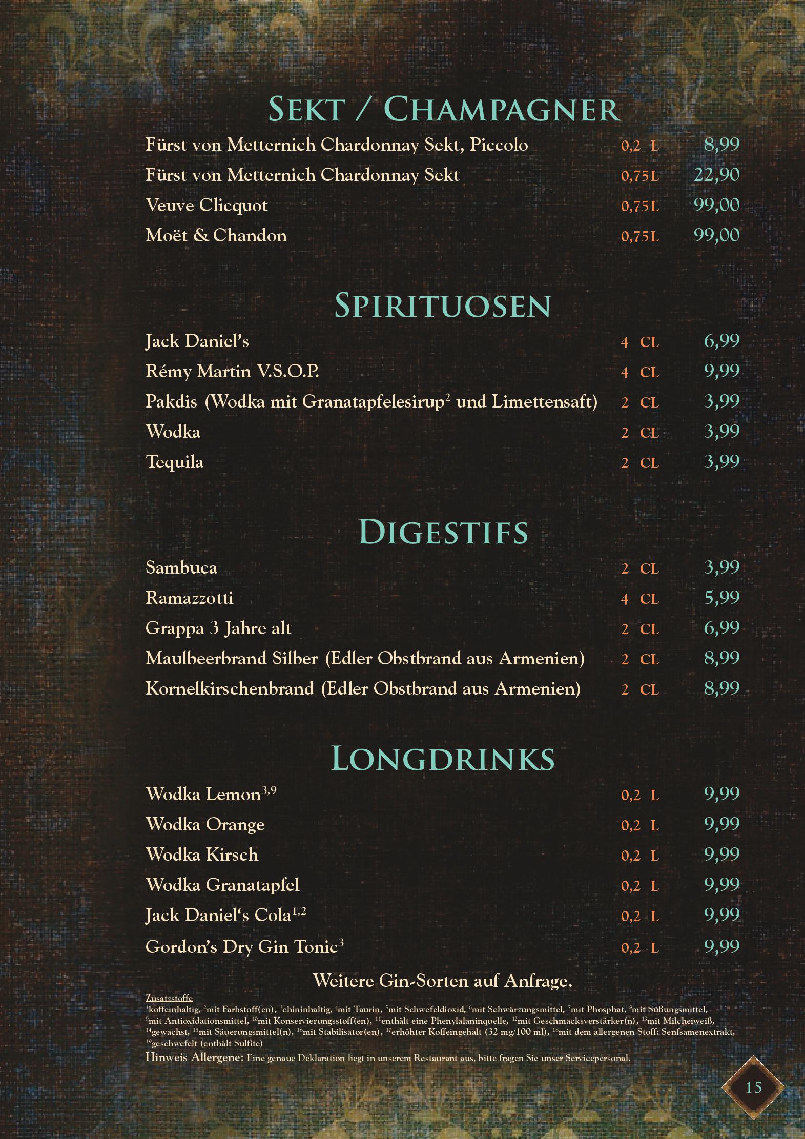 Speisekarte Djadoo in Darmstadt, Seite 15