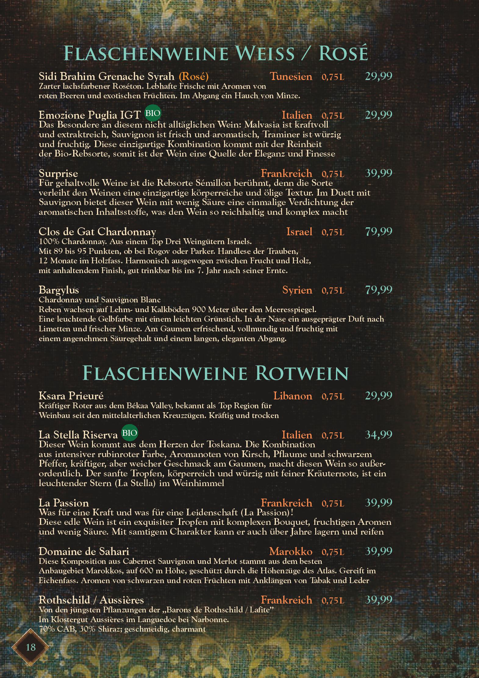 Speisekarte Djadoo in Darmstadt, Seite 18