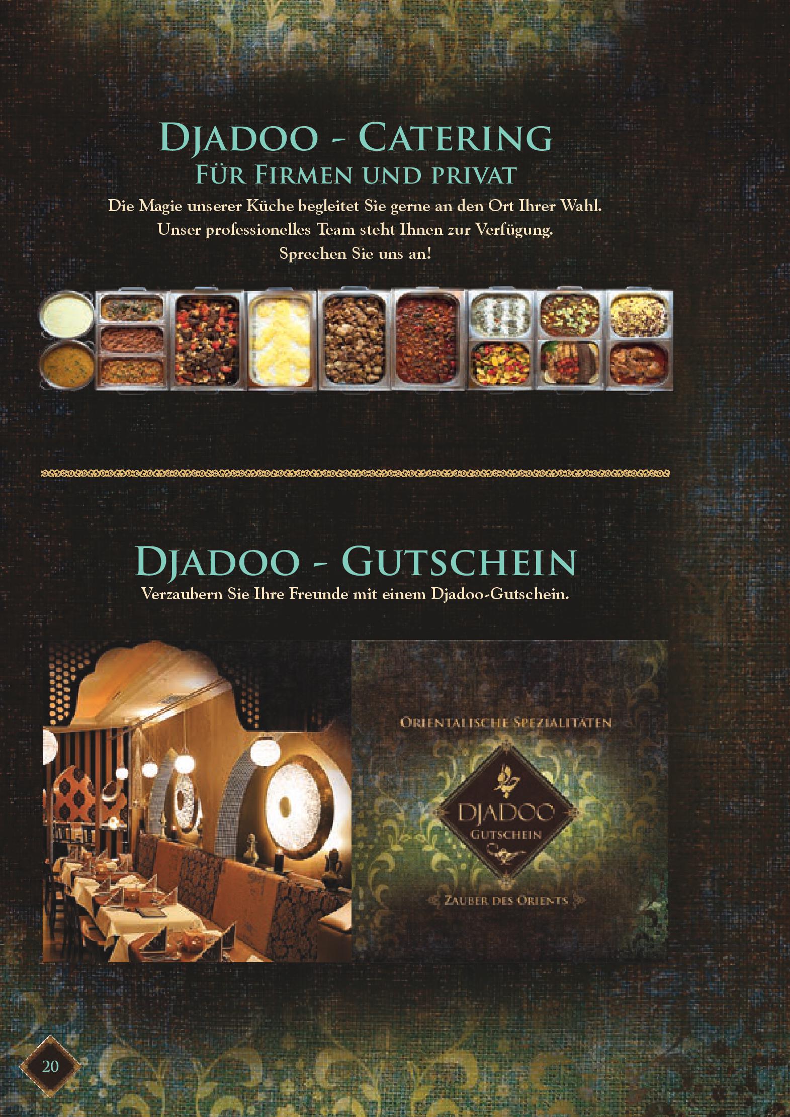 Speisekarte Djadoo in Darmstadt, Seite 20