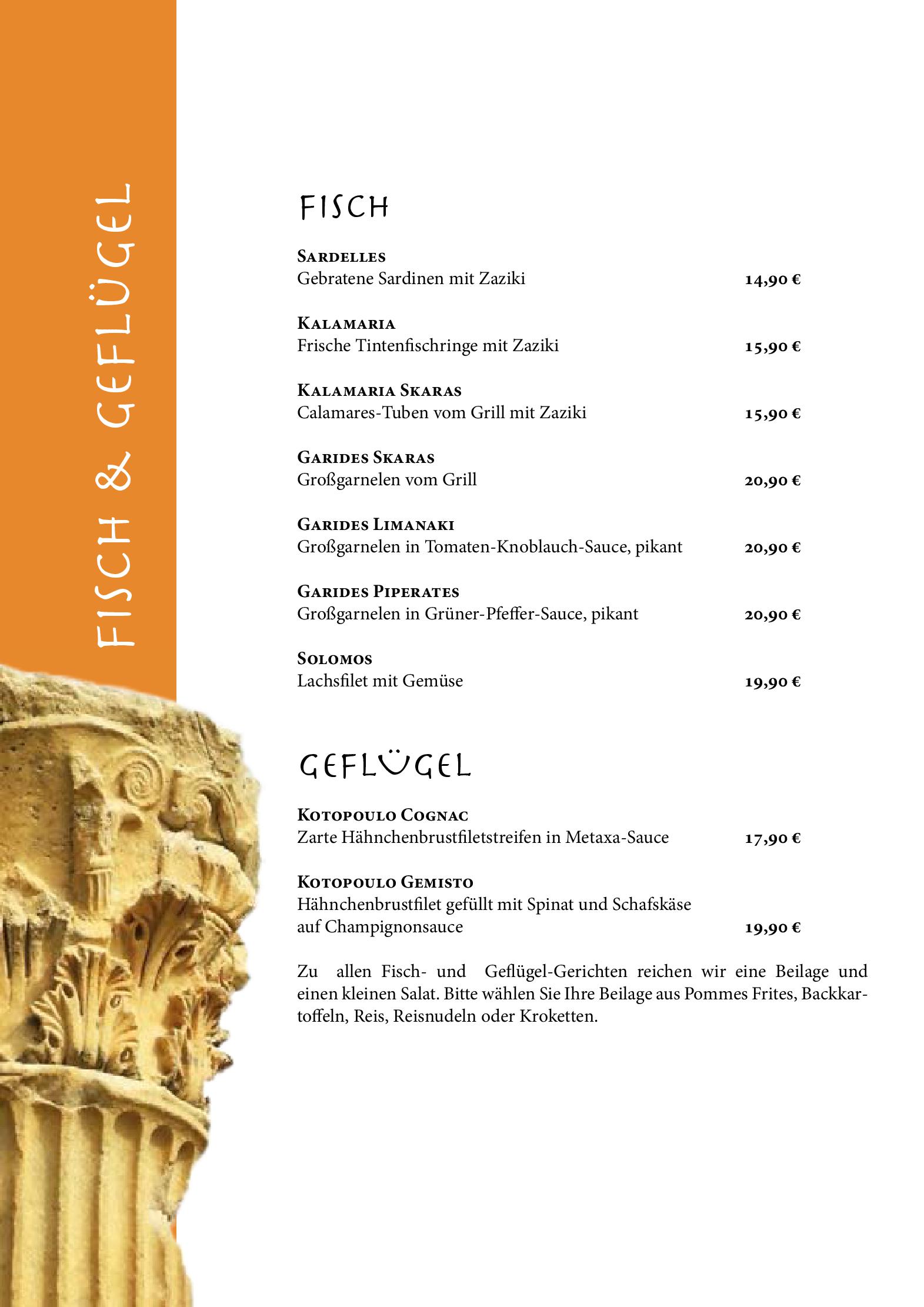 Speisekarte Taverna Olympia in Berlin, Seite 6