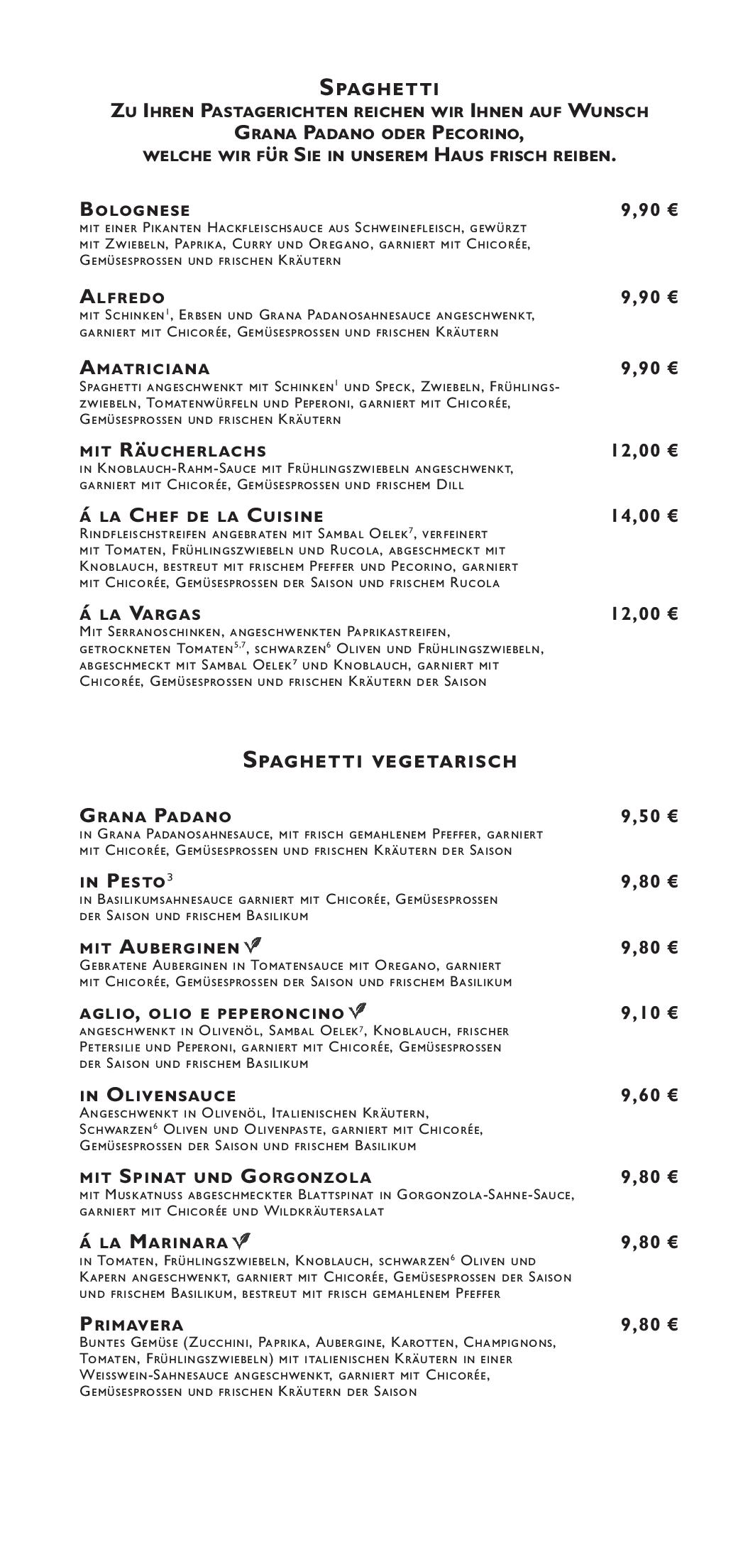 Speisekarte Stilbruch in Jena, Seite 12