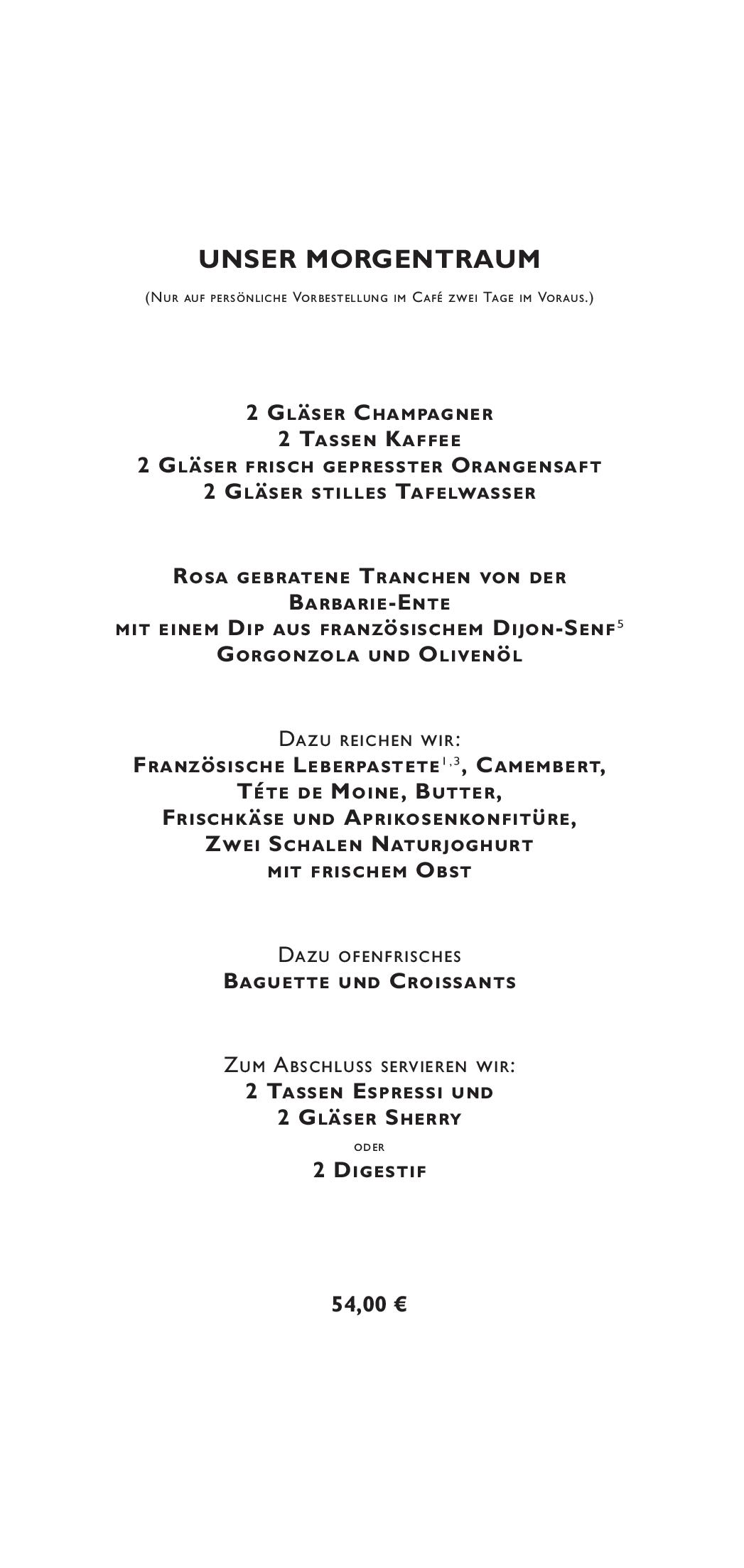 Speisekarte Stilbruch in Jena, Seite 6