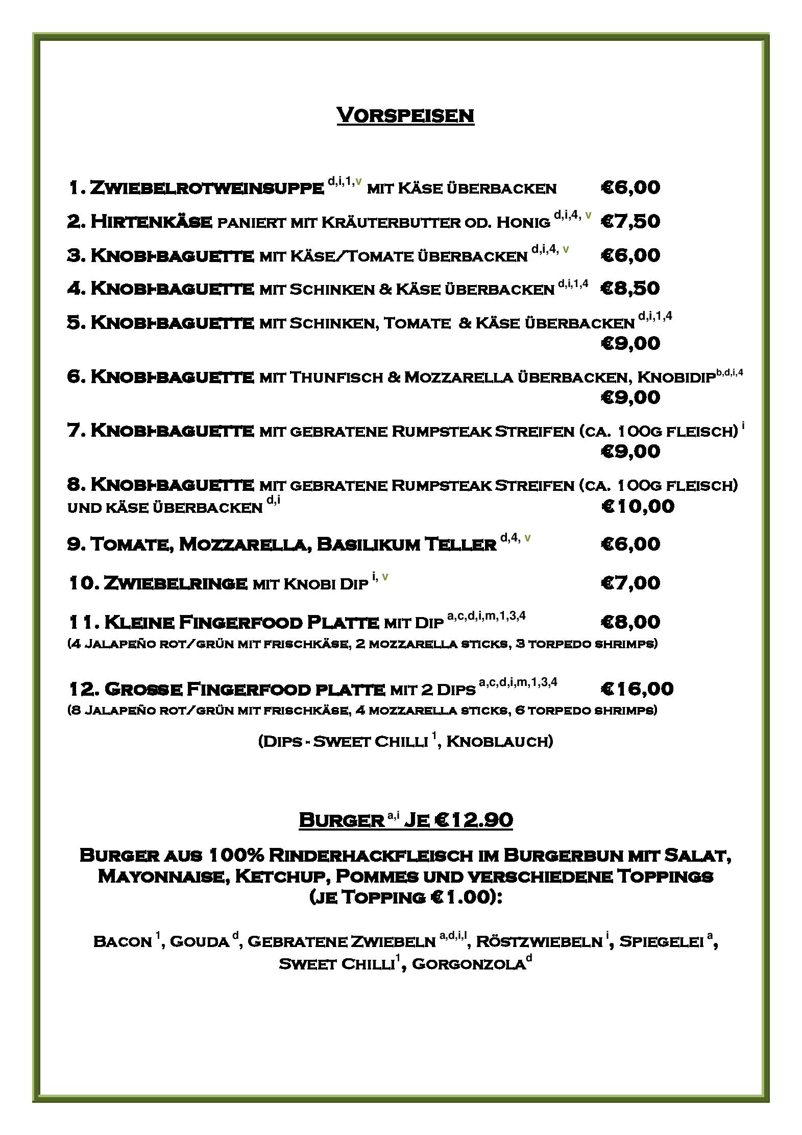 Speisekarte Landgasthof Zur Jägersruh in Vöhl, Seite 7