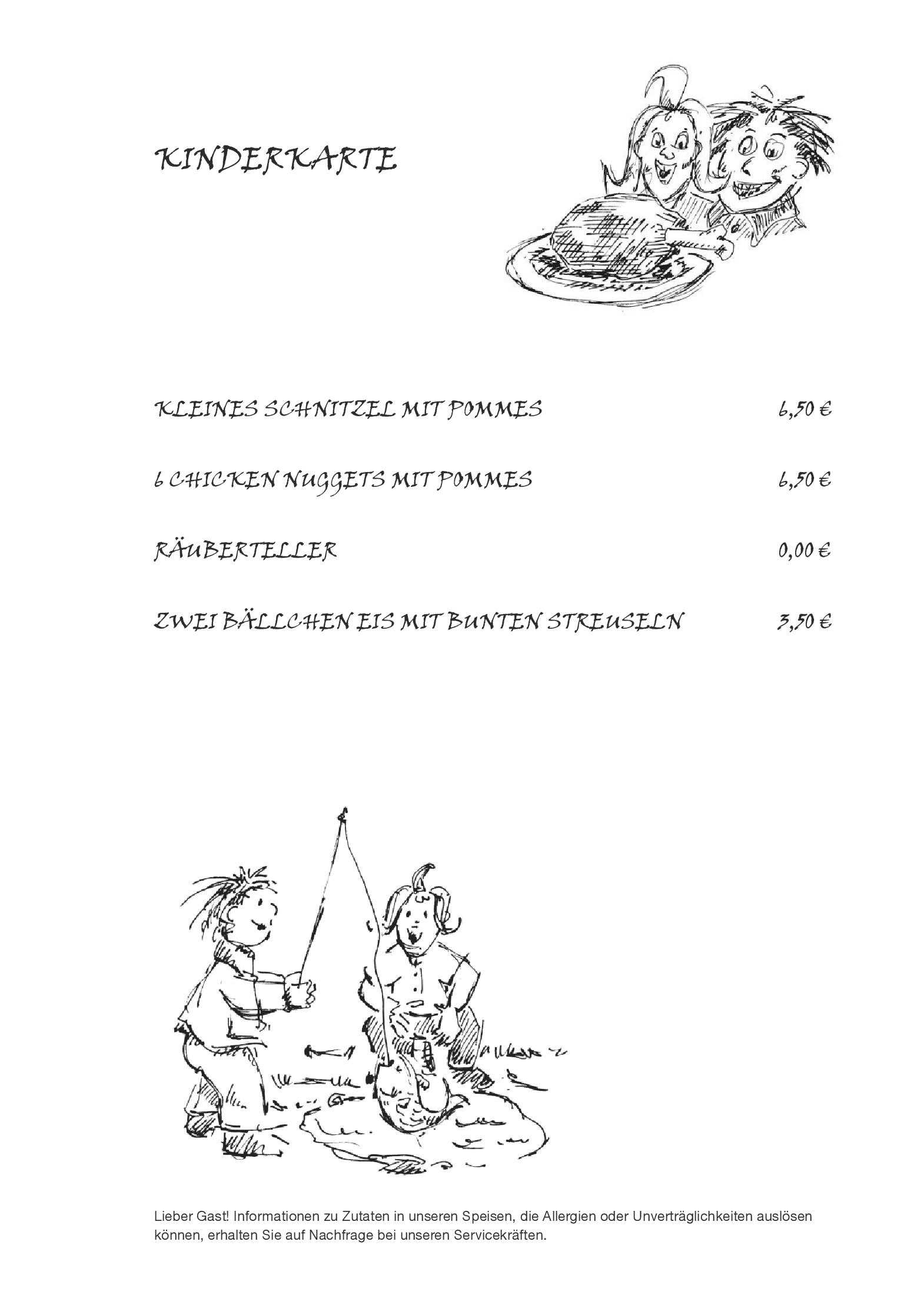 Speisekarte Max und Moritz in Ettringen, Seite 7