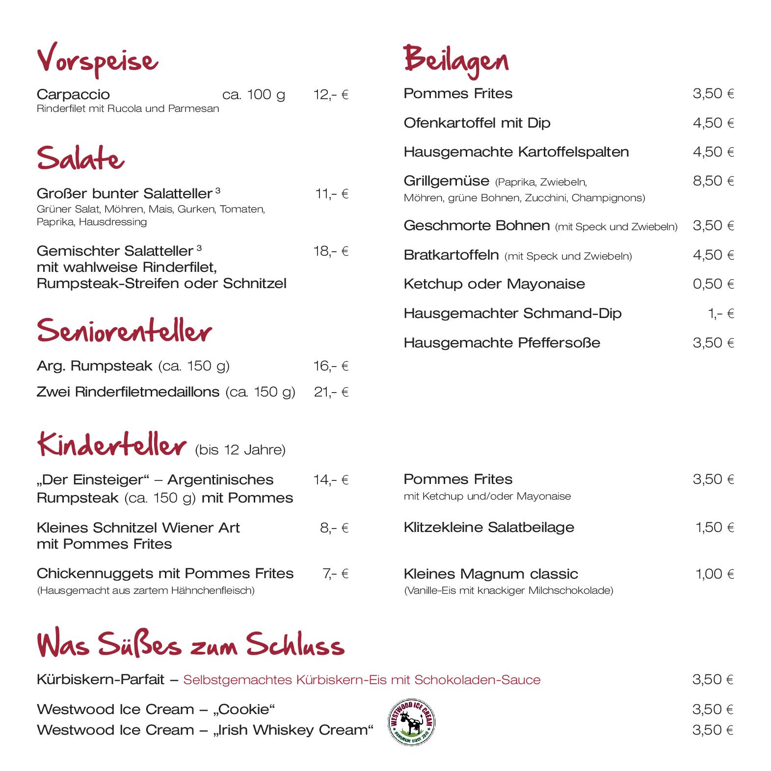 Speisekarte Gasthaus Zum Hannes in Welschneudorf, Seite 3