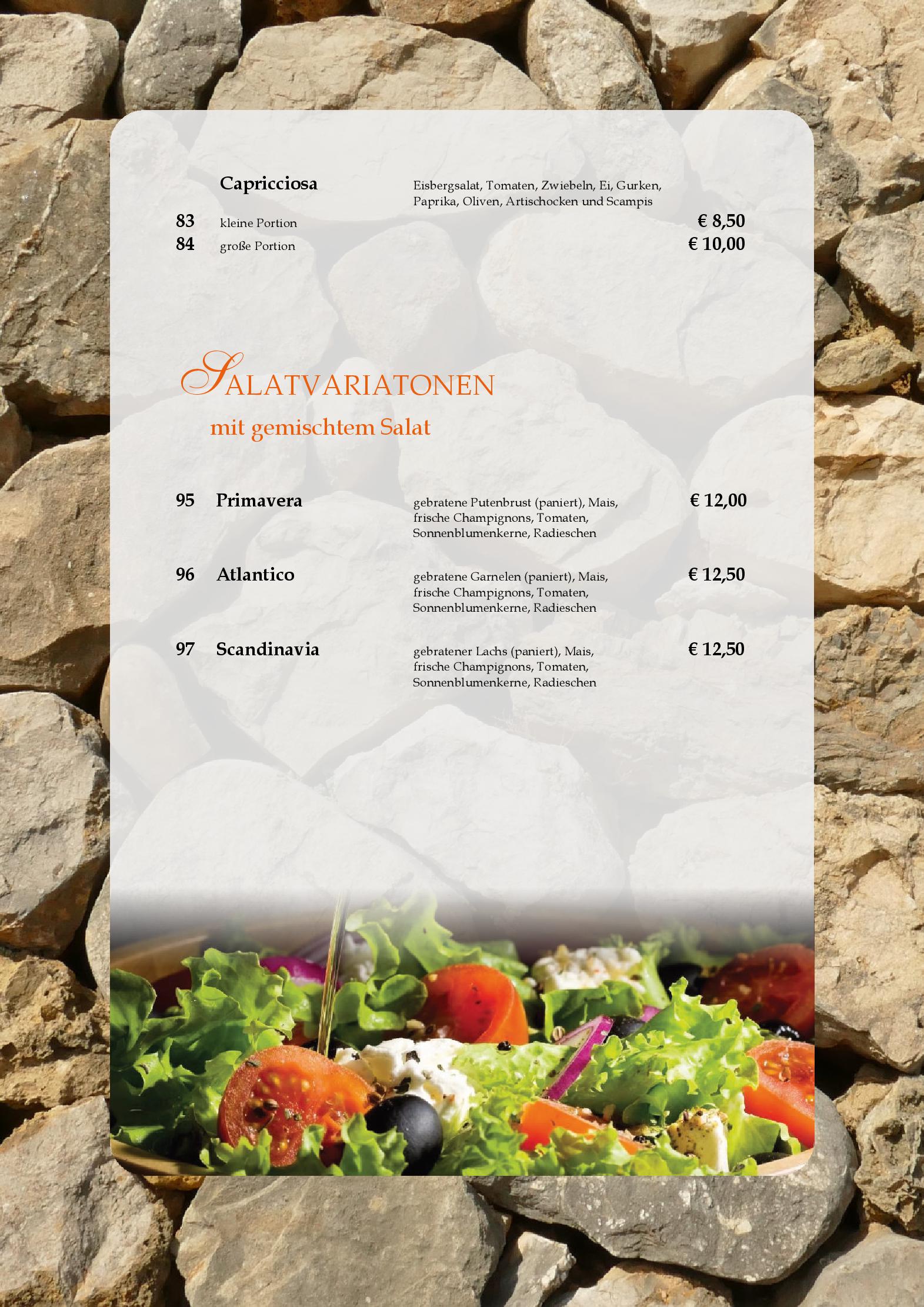 Speisekarte Ristorante Pizzeria Il Camino in Emmelshausen, Seite 5