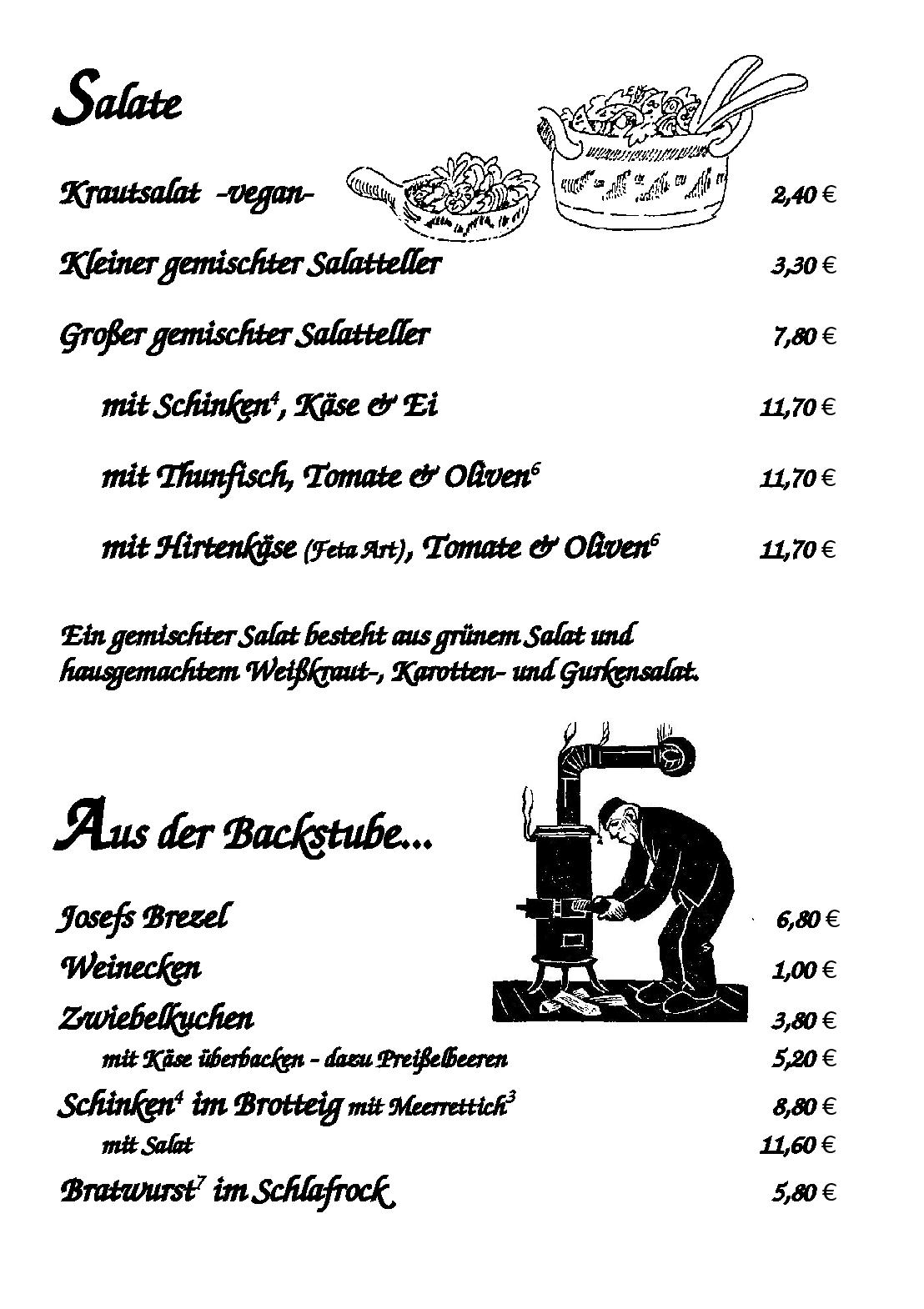 Speisekarte Weinhaus Mehling in Lohr am Main, Seite 11