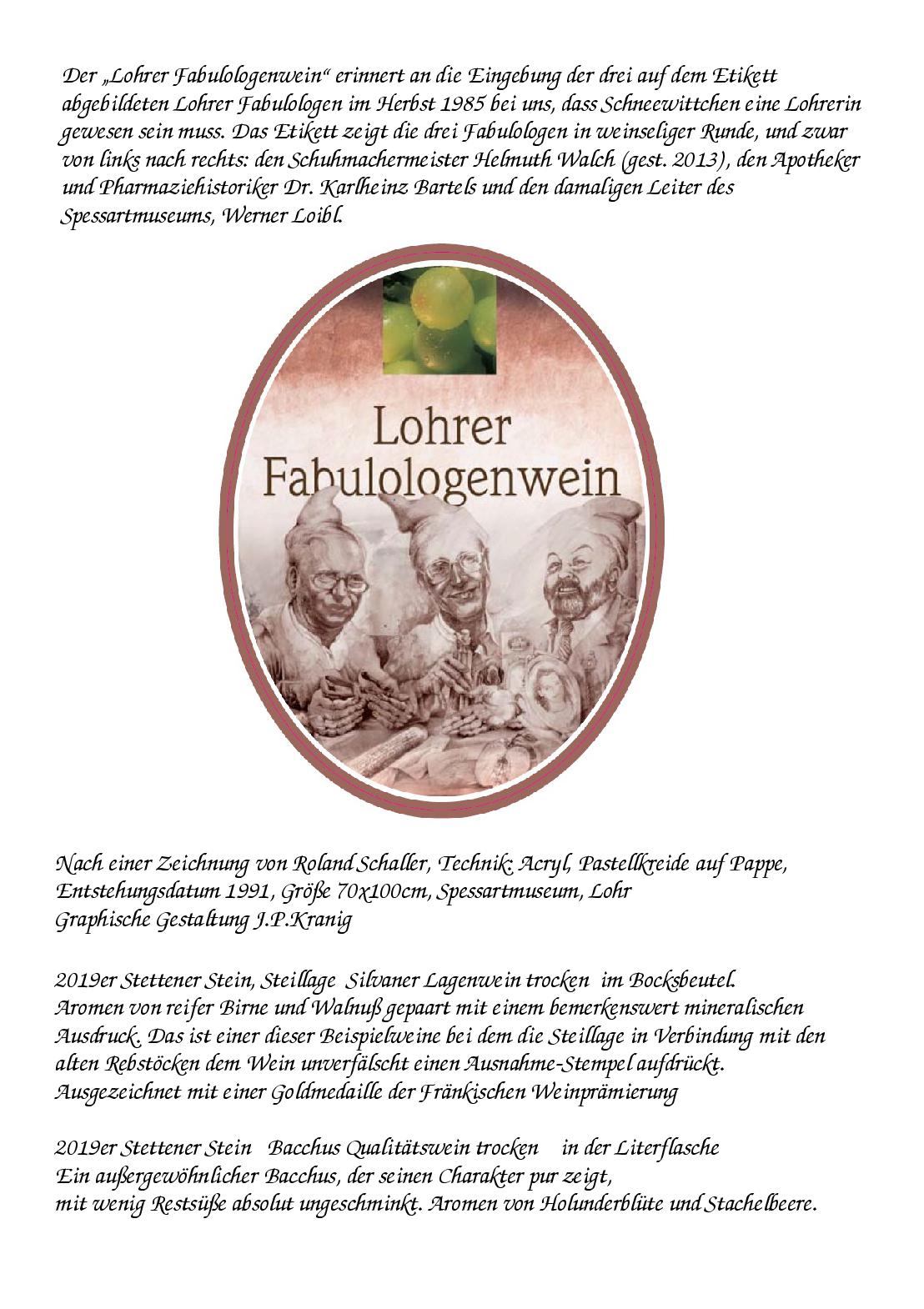 Speisekarte Weinhaus Mehling in Lohr am Main, Seite 16
