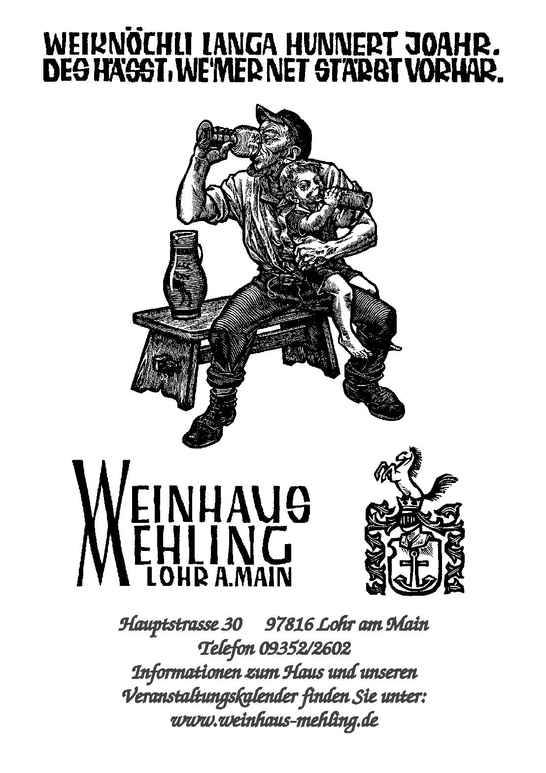 Speisekarte Weinhaus Mehling in Lohr am Main, Seite 20
