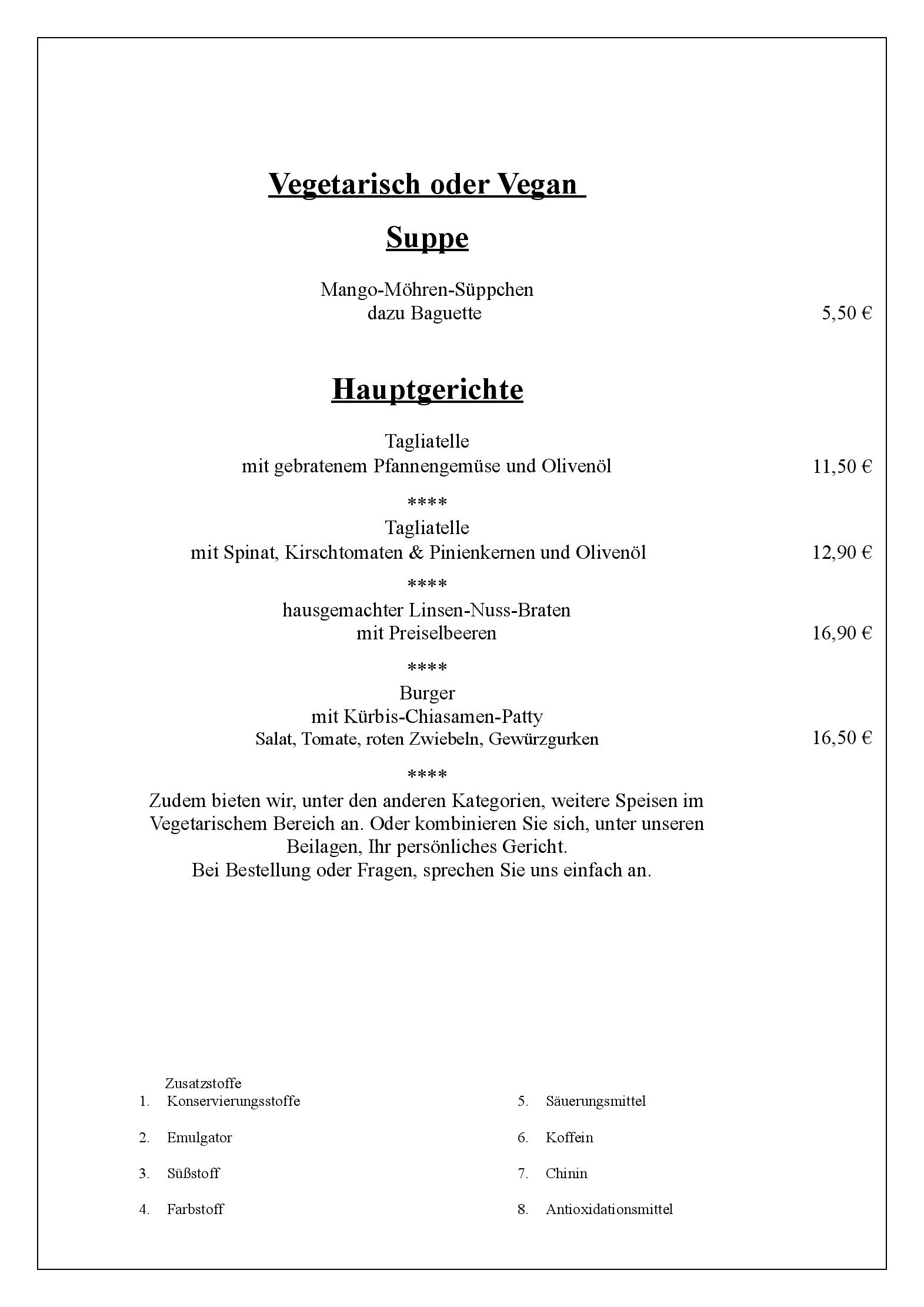 Speisekarte Seaside Pepelow Restaurant in Pepelow, Seite 5