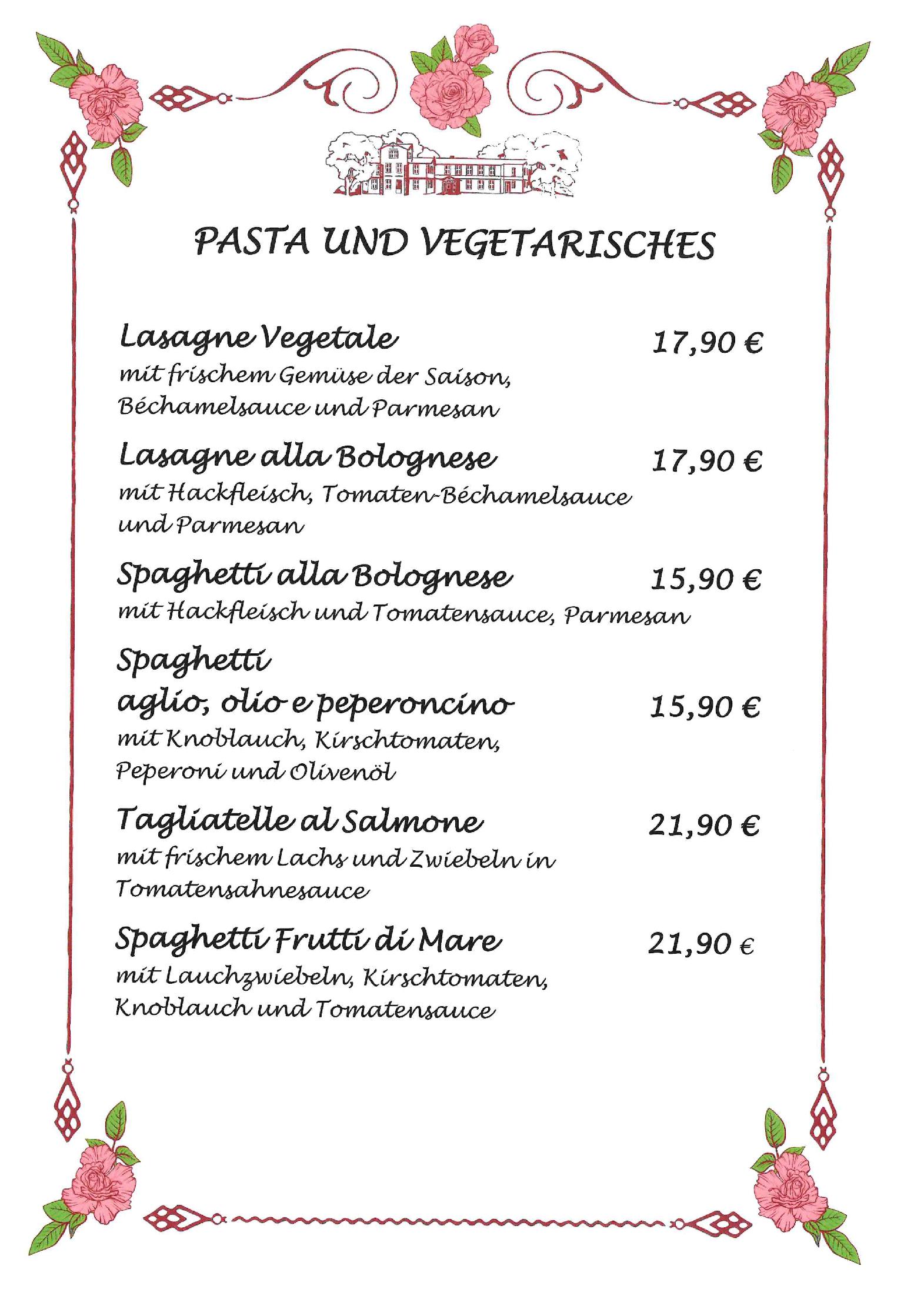Speisekarte Panorama Restaurant Lohme in Lohme, Seite 3