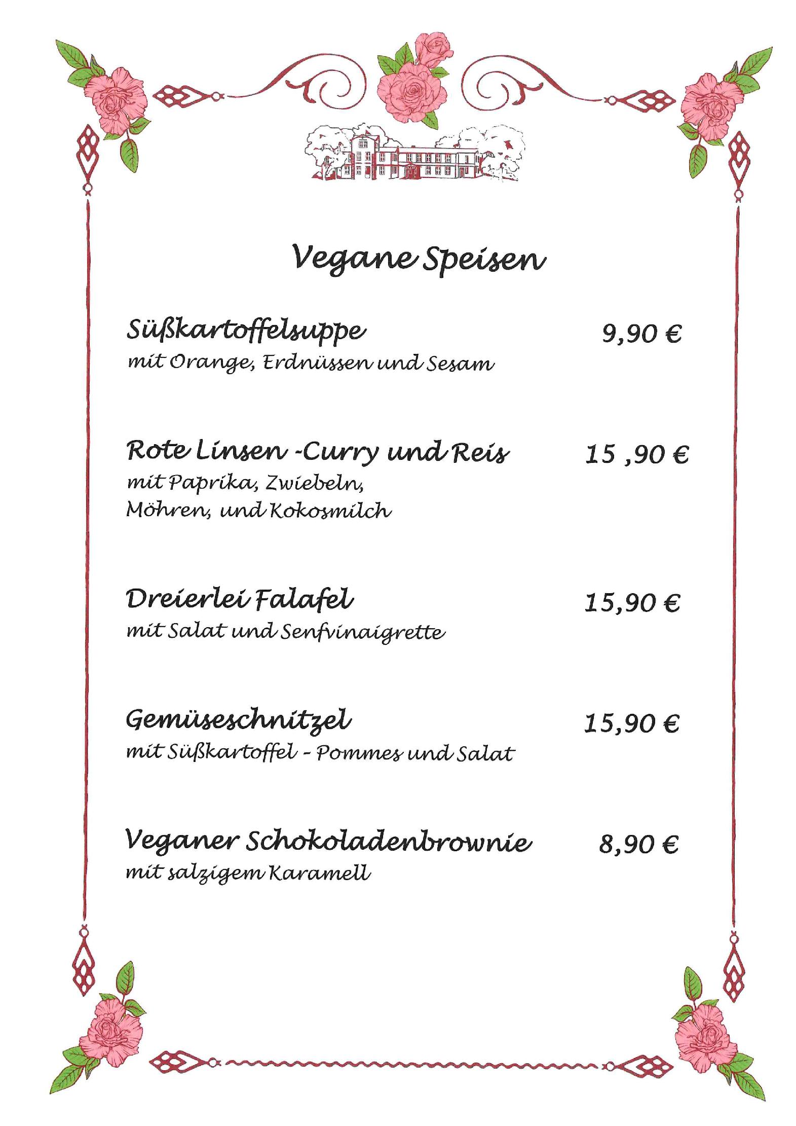 Speisekarte Panorama Restaurant Lohme in Lohme, Seite 6