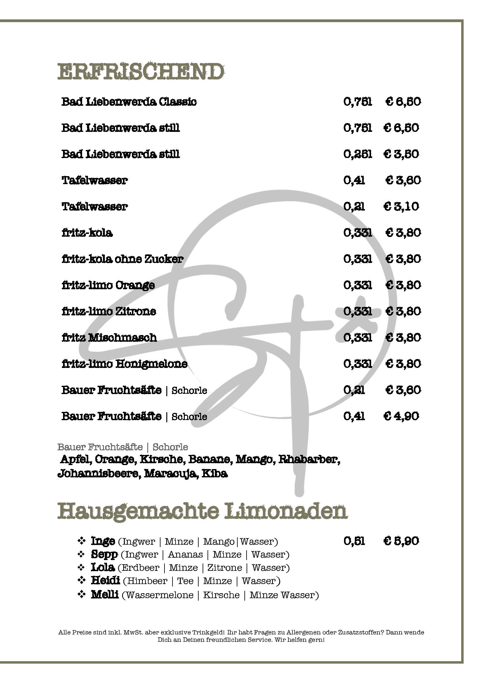 Speisekarte Seestern Restaurant in Senftenberg, Seite 6