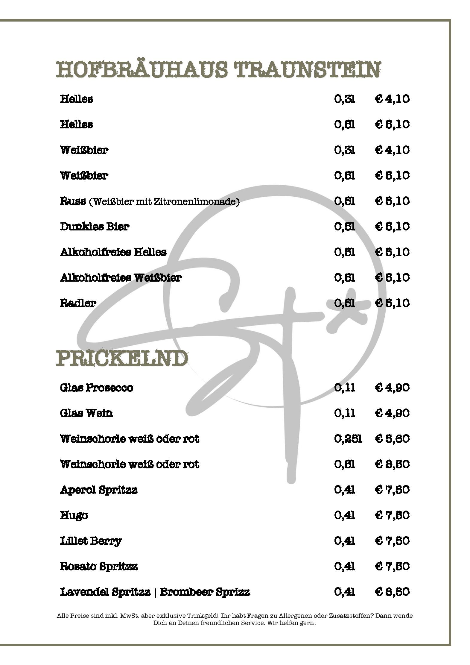 Speisekarte Seestern Restaurant in Senftenberg, Seite 7