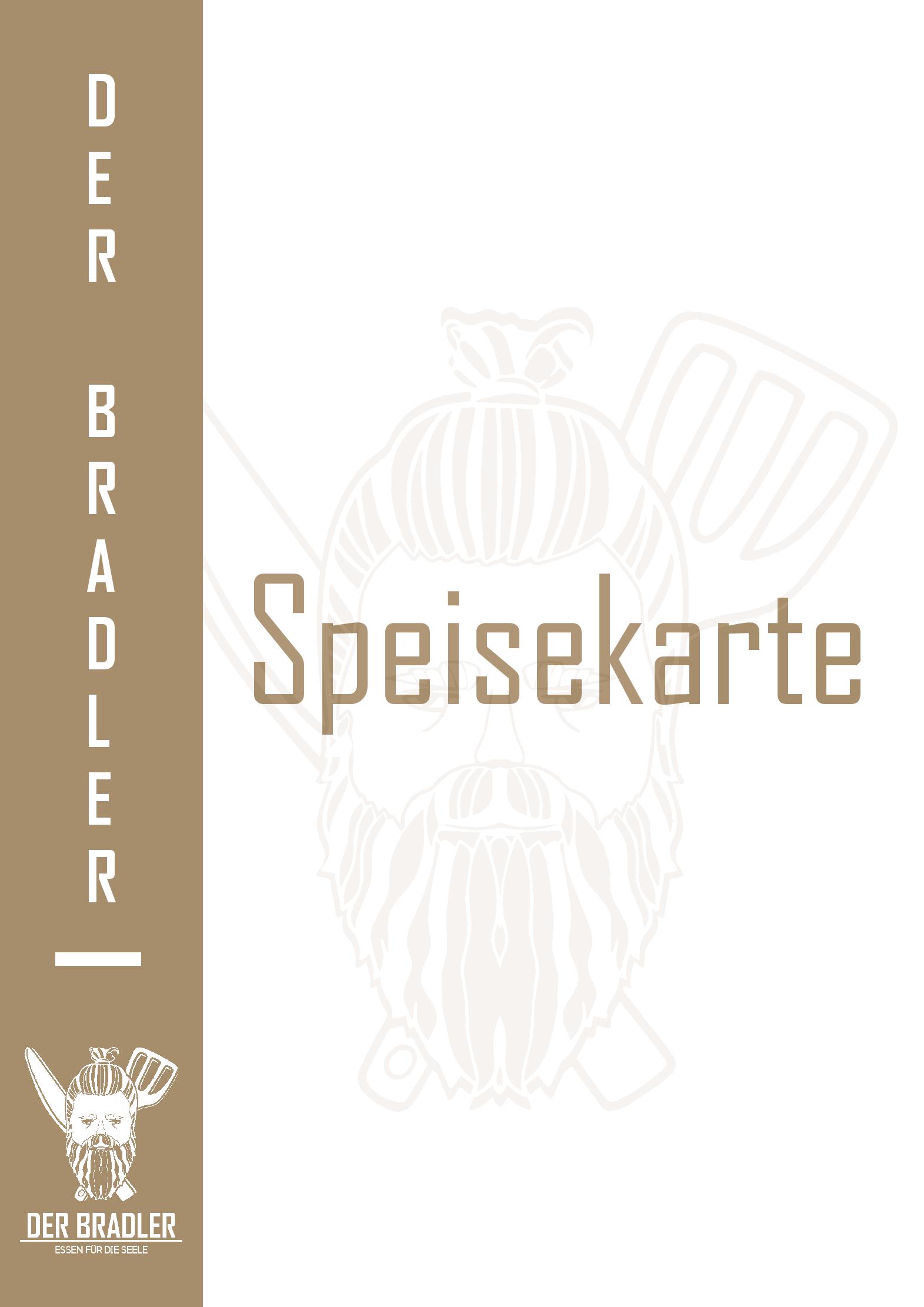 Speisekarte Der Bradler in Ebhausen, Seite 1