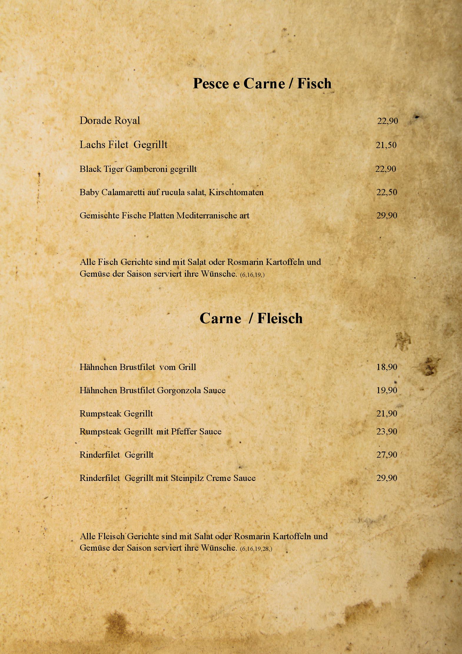 Speisekarte Duo ccino Ristorante in Buchholz in der Nordheide , Seite 5