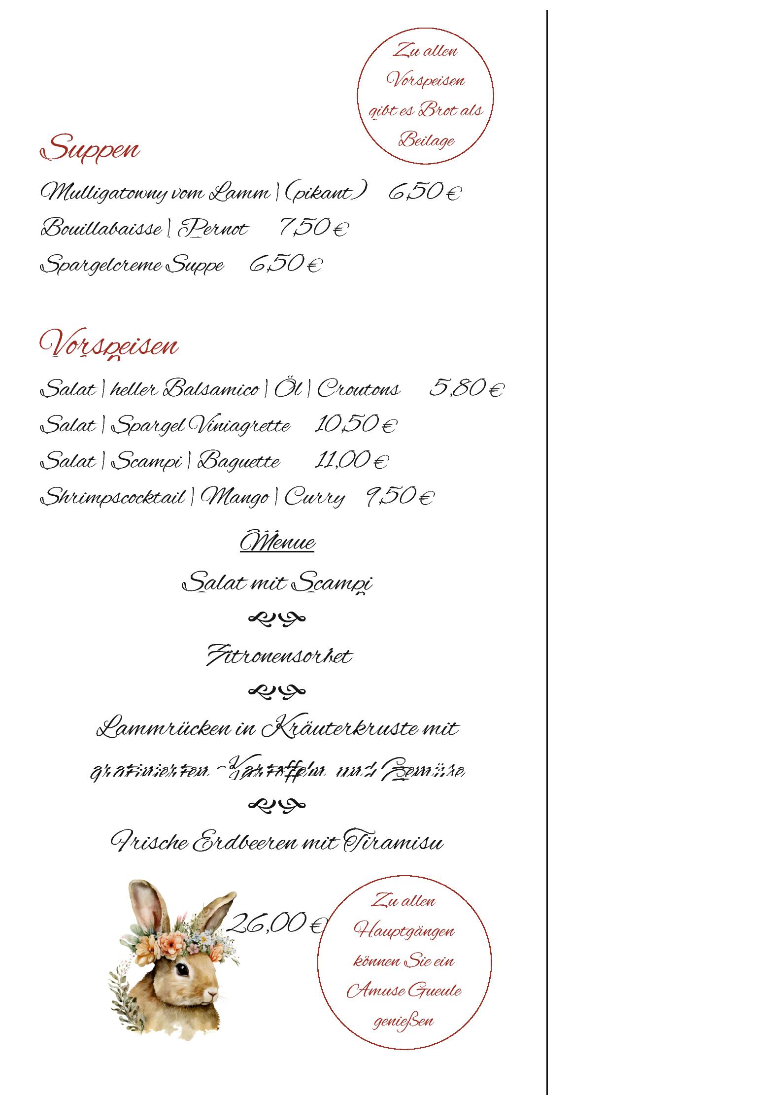 Speisekarte Tollus Restaurant in Limeshain, Seite 10
