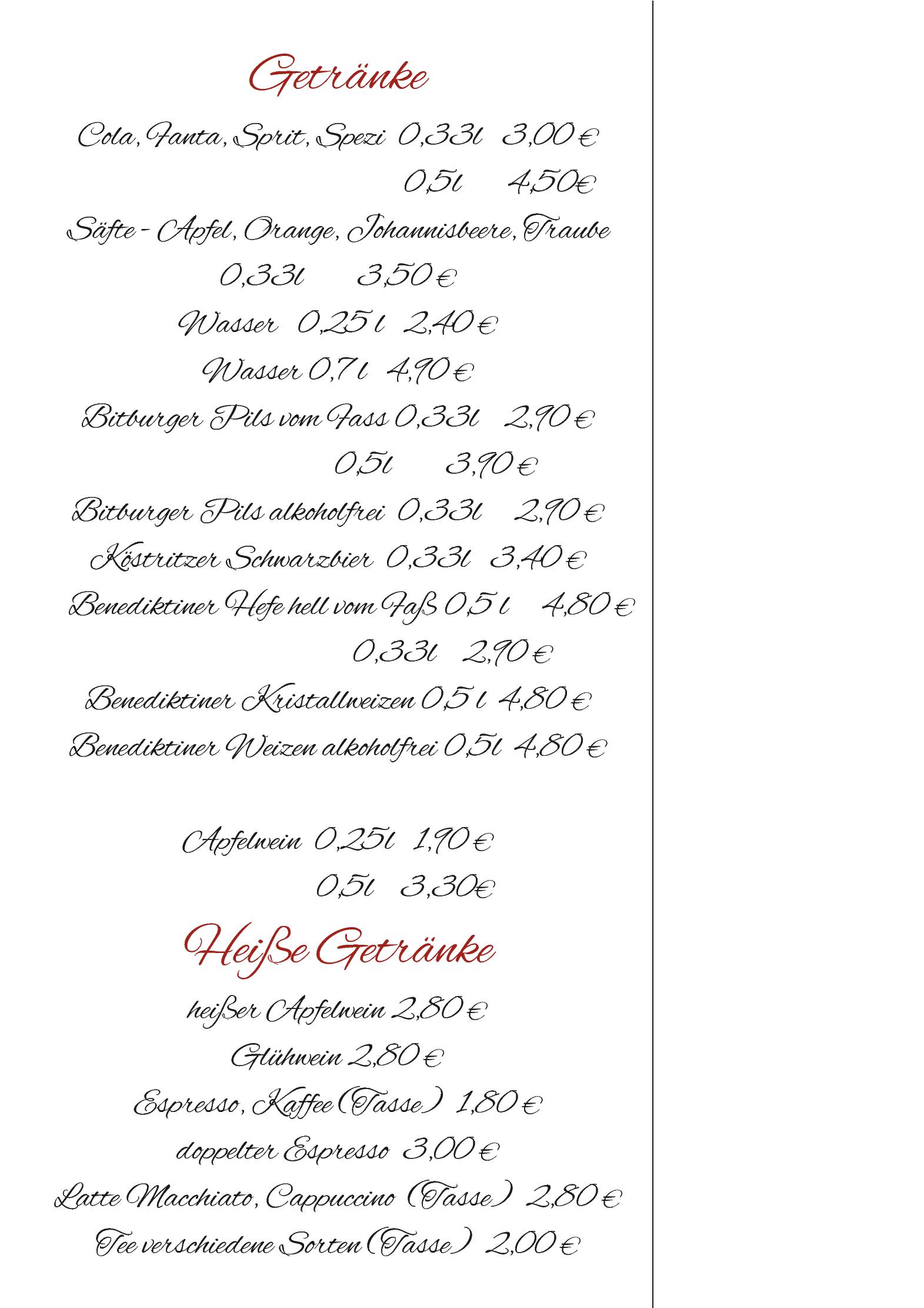 Speisekarte Tollus Restaurant in Limeshain, Seite 3