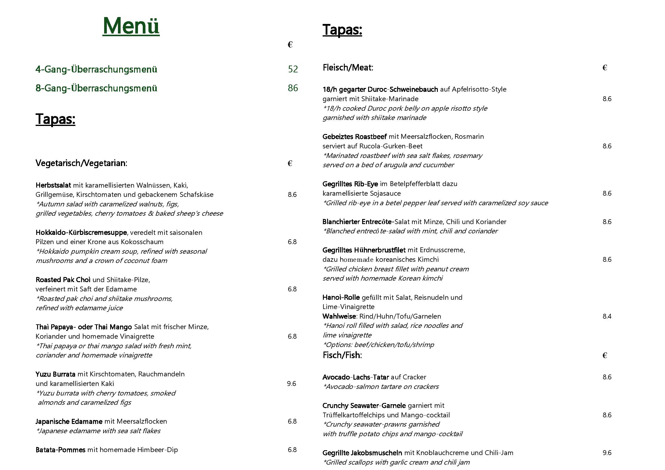 Speisekarte Balthazar Spreeufer 2 in Berlin, Seite 3