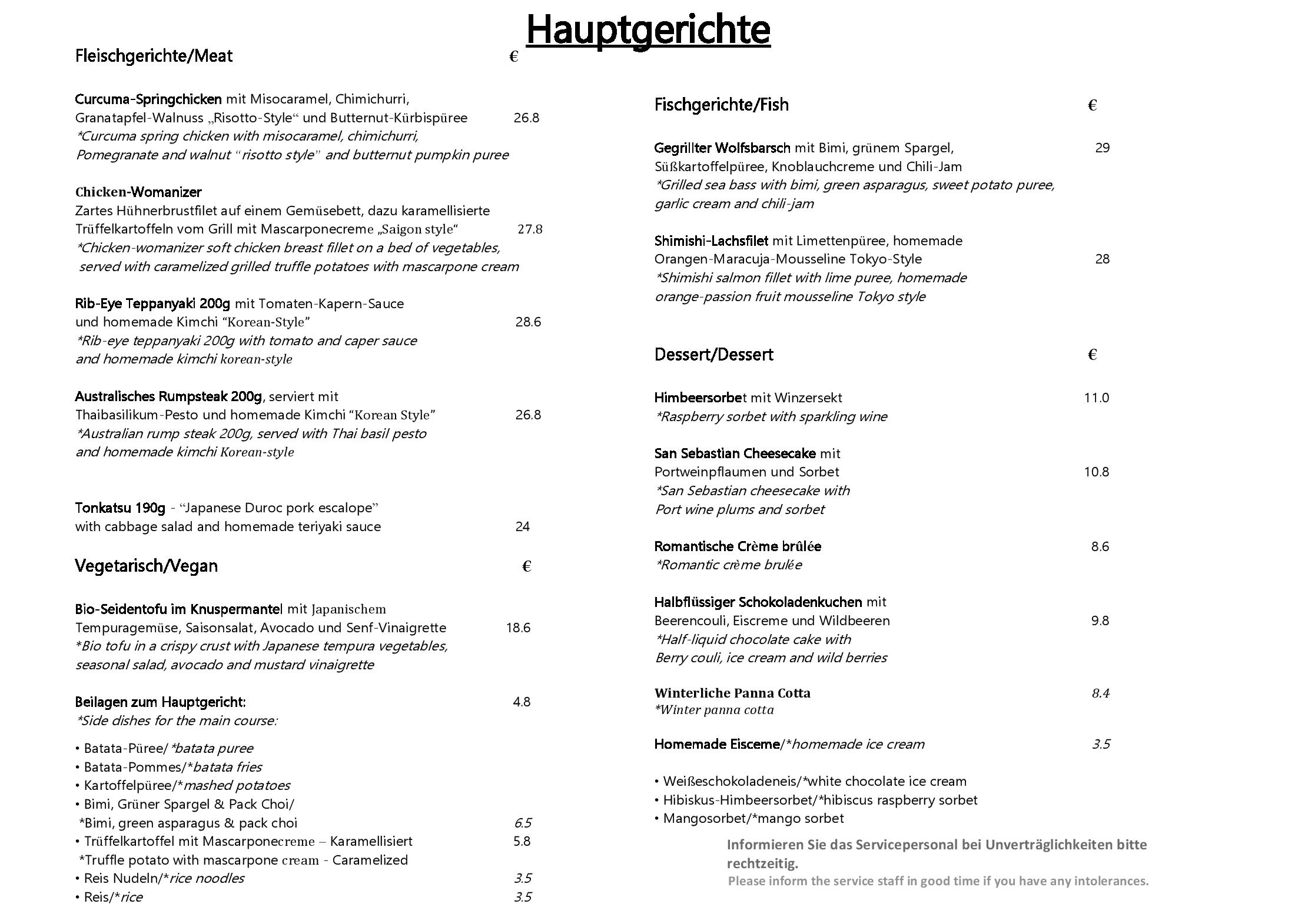 Speisekarte Balthazar Spreeufer 2 in Berlin, Seite 4