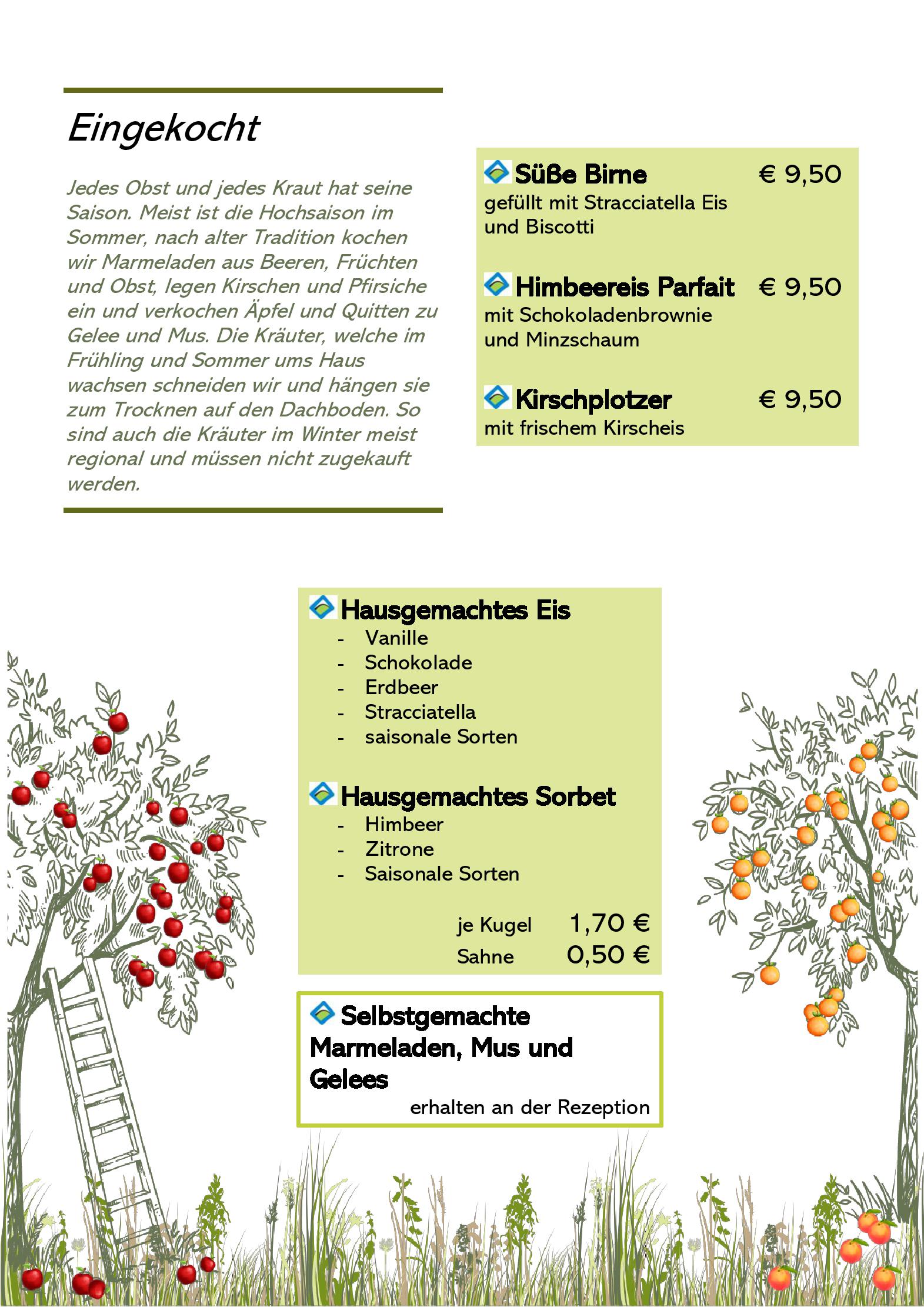 Speisekarte Rößle in Todtmoos, Seite 5