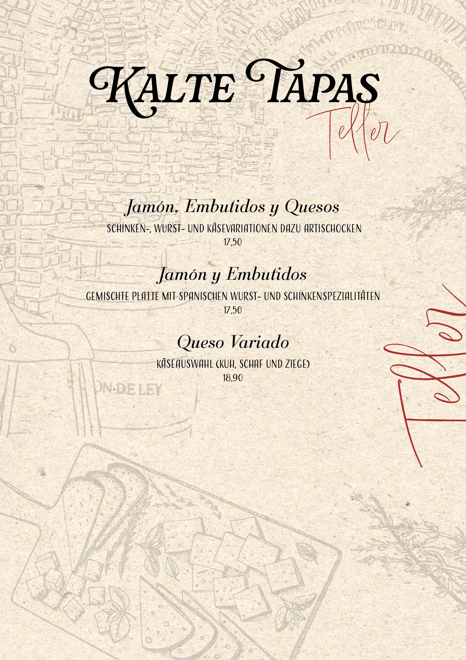 Speisekarte Caldero - The Tapas Wine Connection in Oldenburg, Seite 11