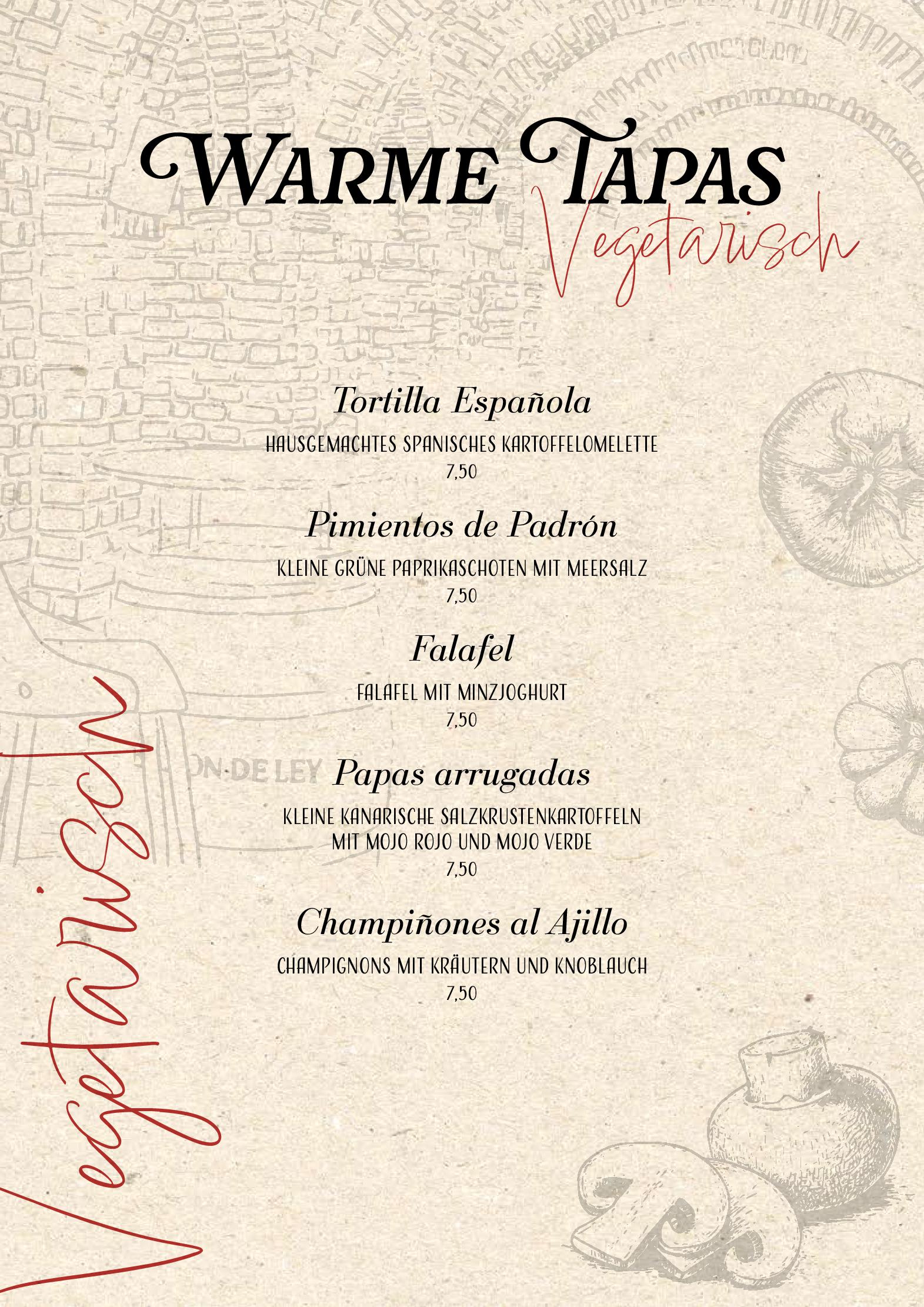 Speisekarte Caldero - The Tapas Wine Connection in Oldenburg, Seite 14