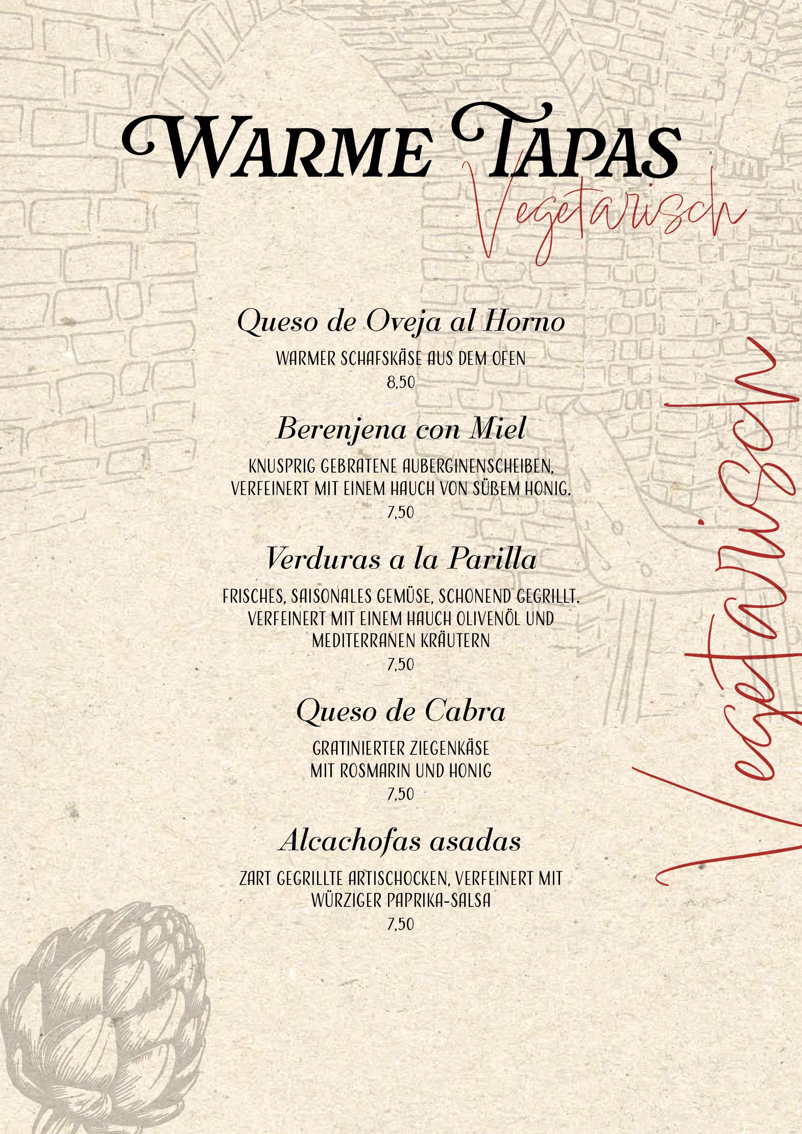 Speisekarte Caldero - The Tapas Wine Connection in Oldenburg, Seite 15