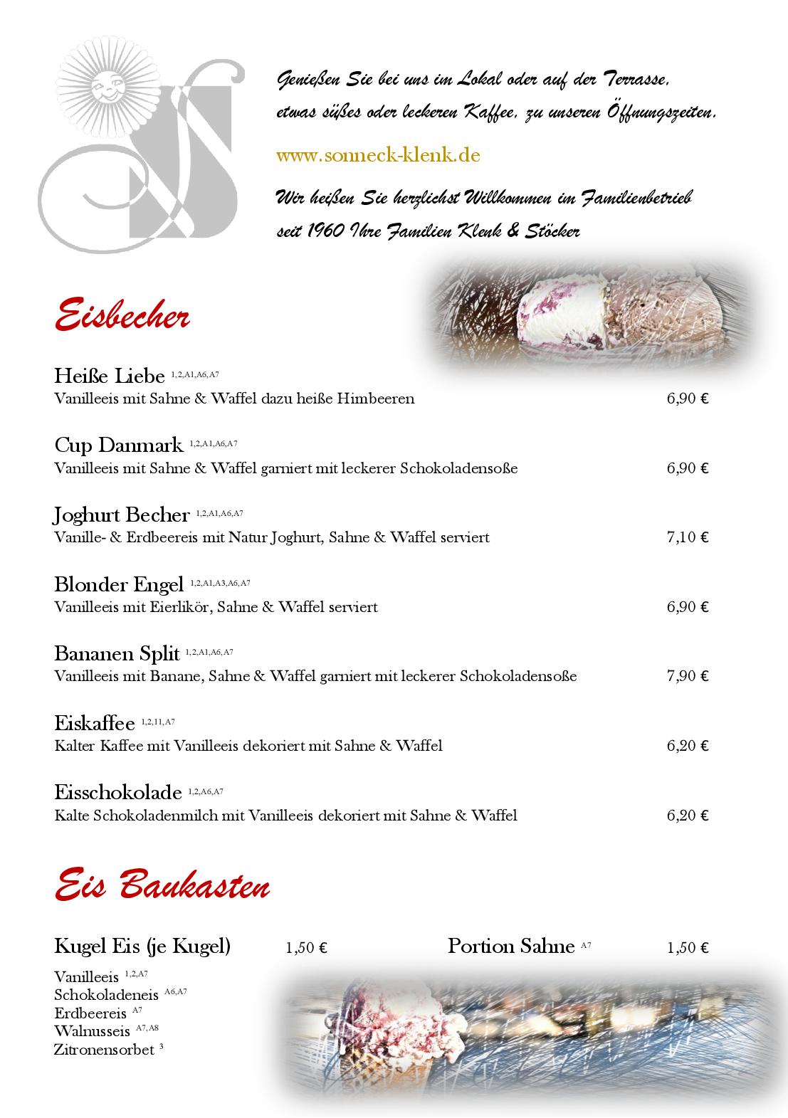 Speisekarte Hotel - Restaurant Sonneck in Schwaebisch Hall, Seite 40