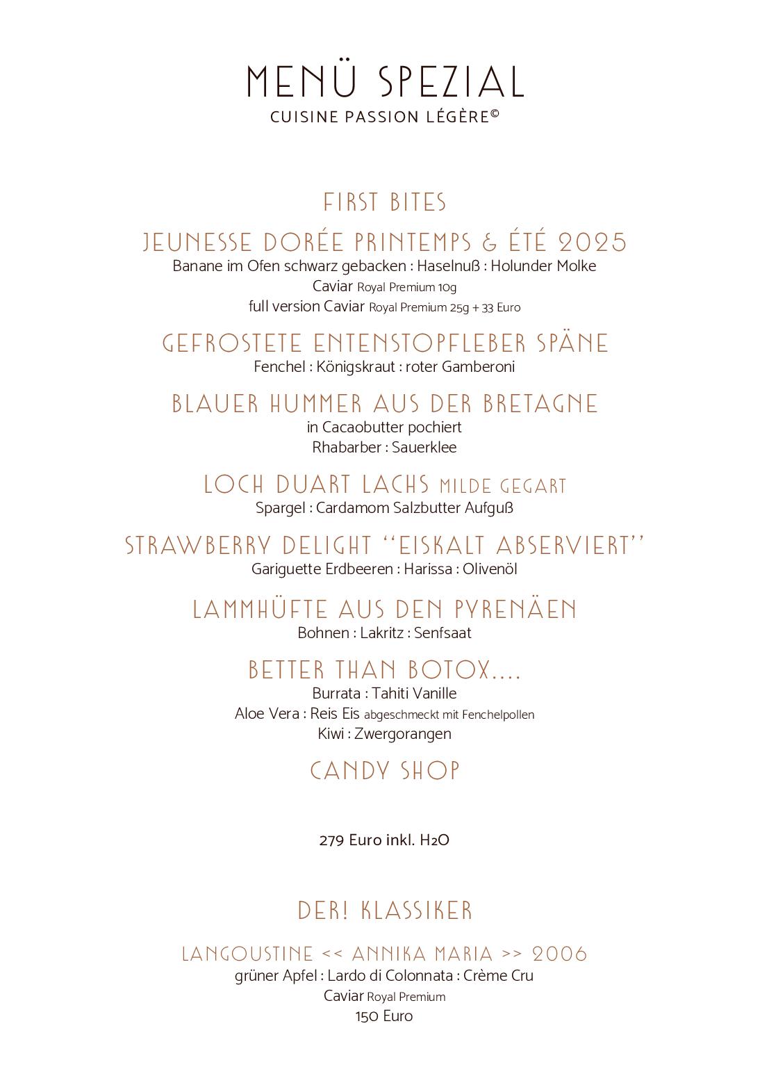 Speisekarte GOLVET in Berlin, Seite 2