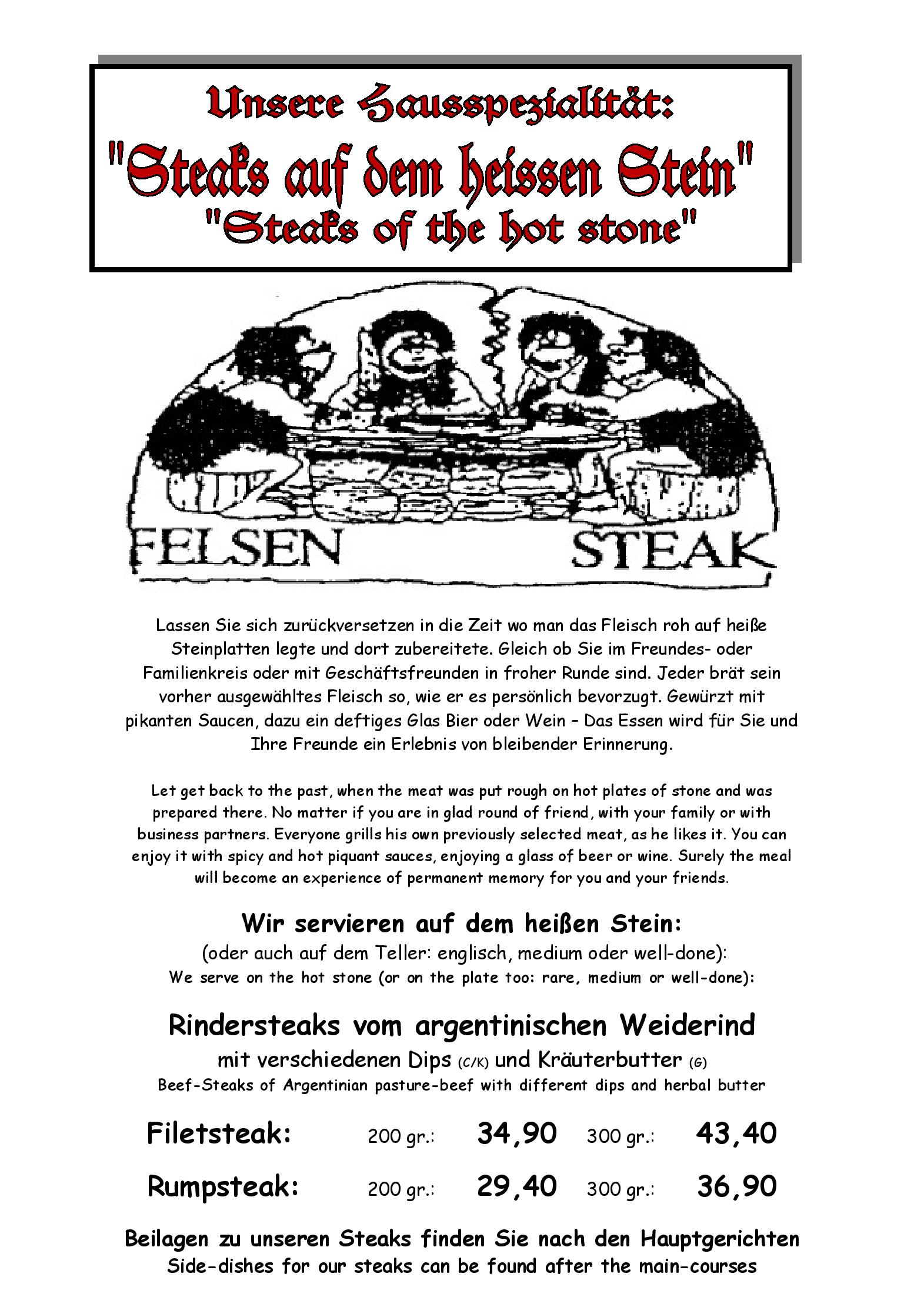 Speisekarte Restaurant Trödelstuben in Nürnberg, Seite 5