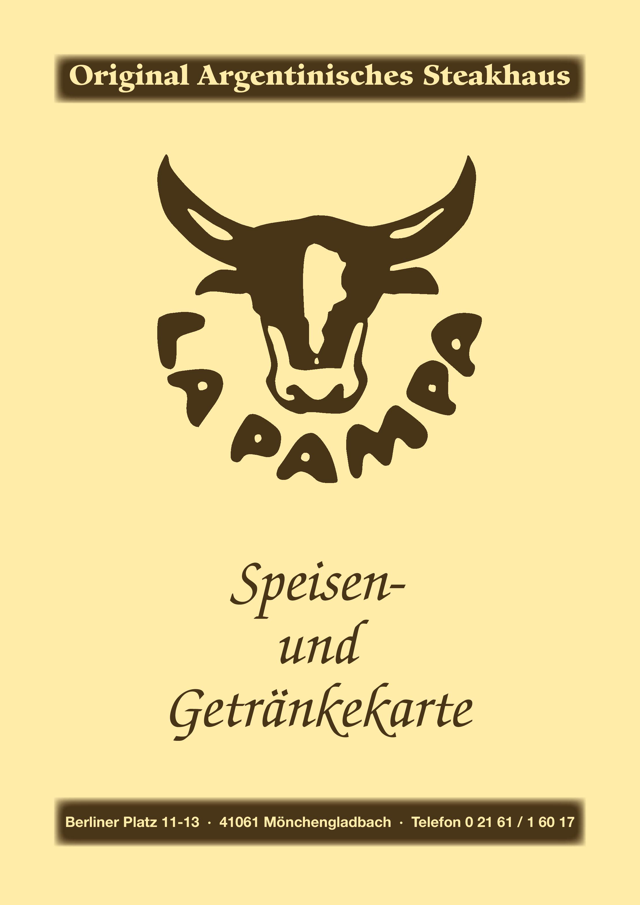 Speisekarte La Pampa in Mönchengladbach, Seite 1