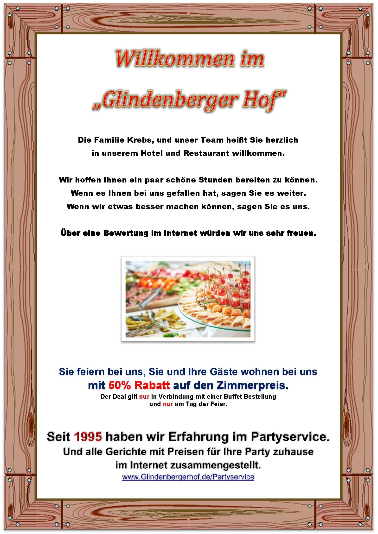 Speisekarte Glindenberger Hof in Glindenberg, Seite 12