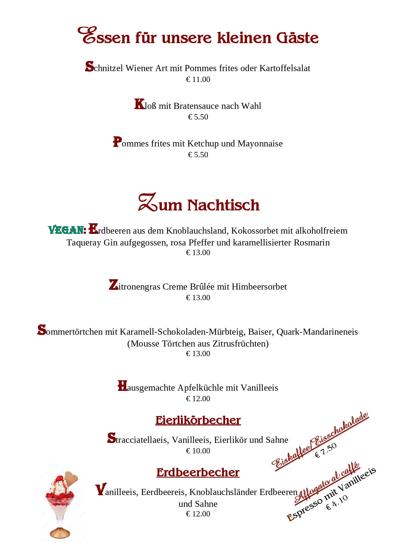 Speisekarte Gasthof Bammes in Nürnberg, Seite 7